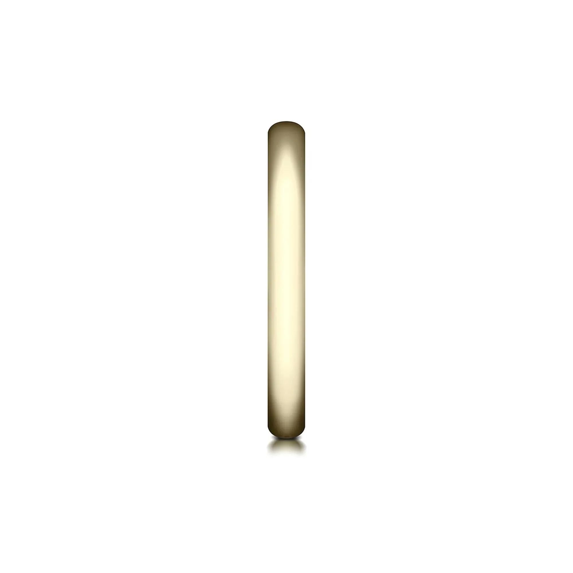 Wedding Band Ring 14K Yellow Gold Size 12 2mm - Image 3