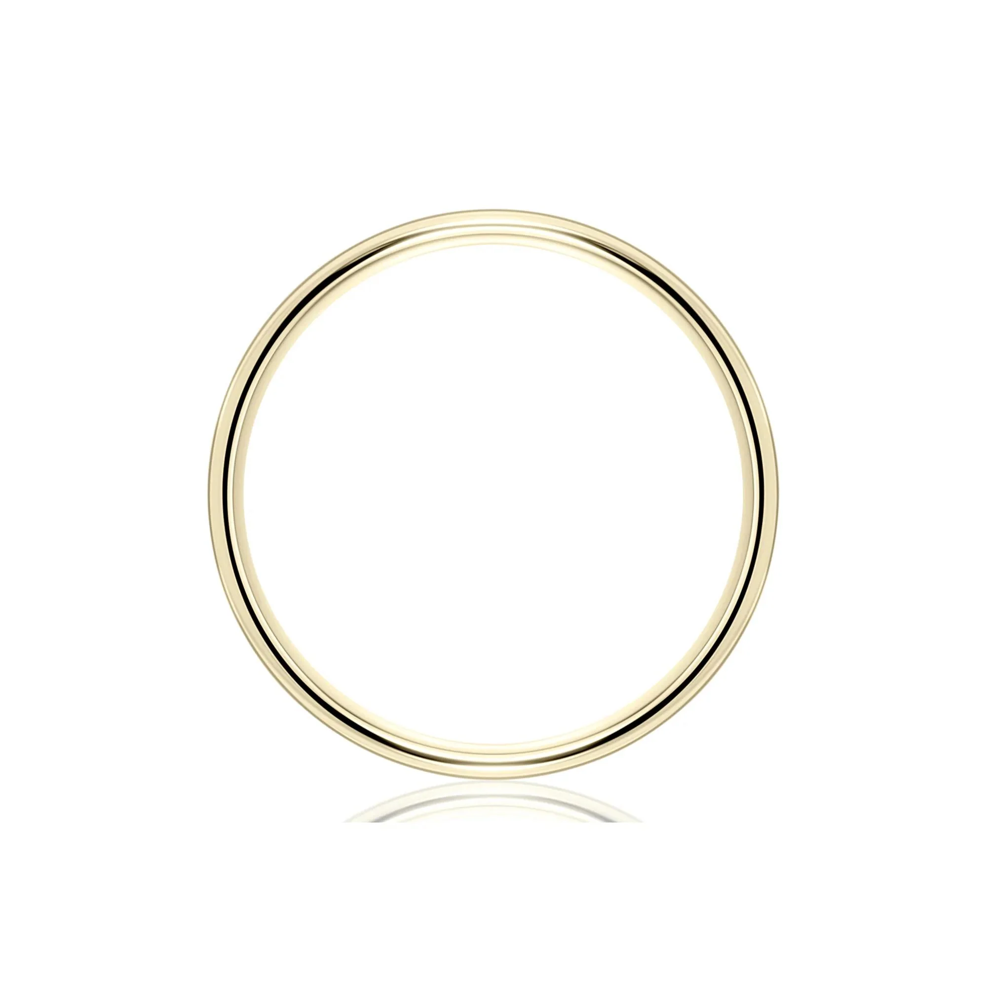 Wedding Band Ring 14K Yellow Gold Size 11.5 5mm - Image 2