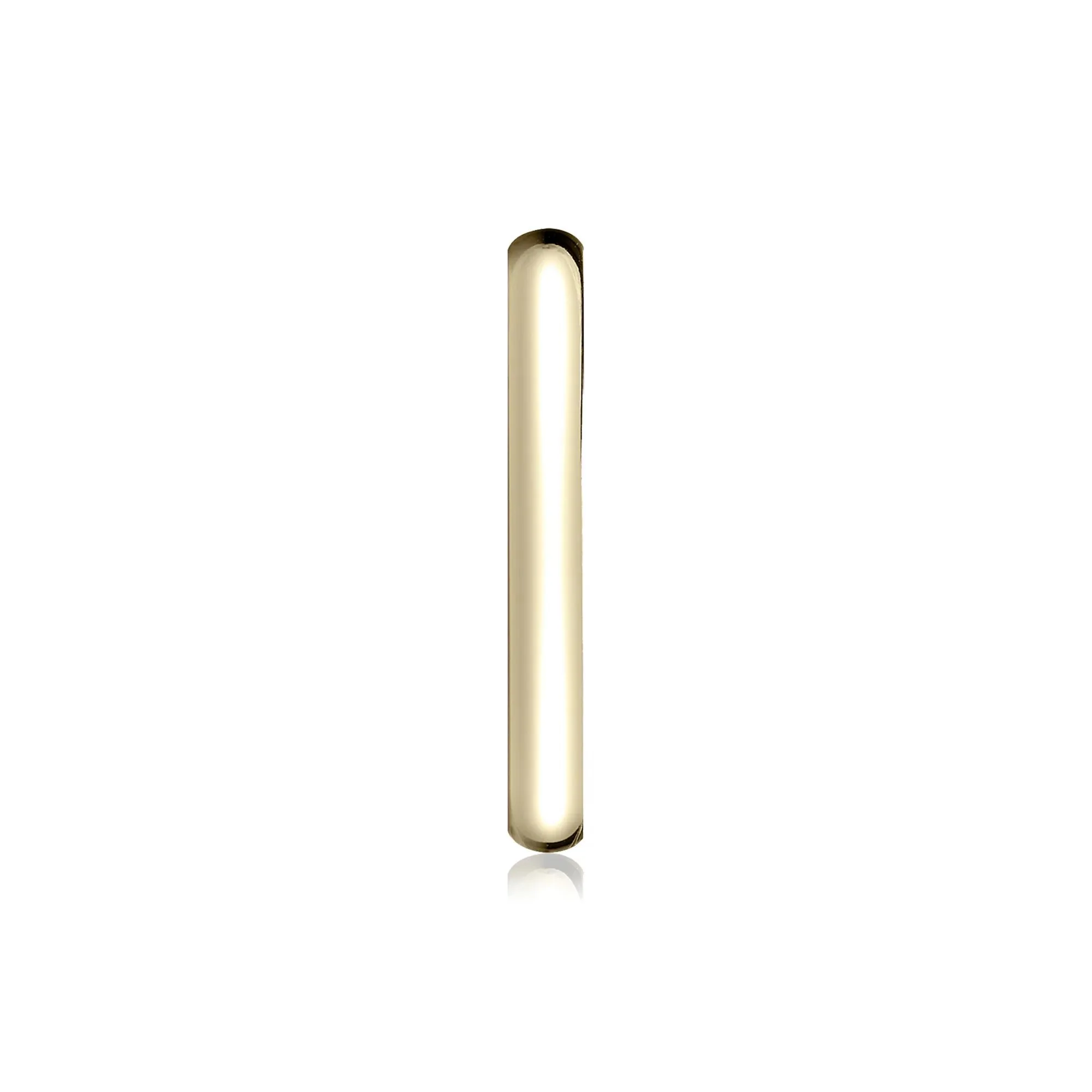 Wedding Band Ring 14K Yellow Gold Size 5.5 3mm - Image 2