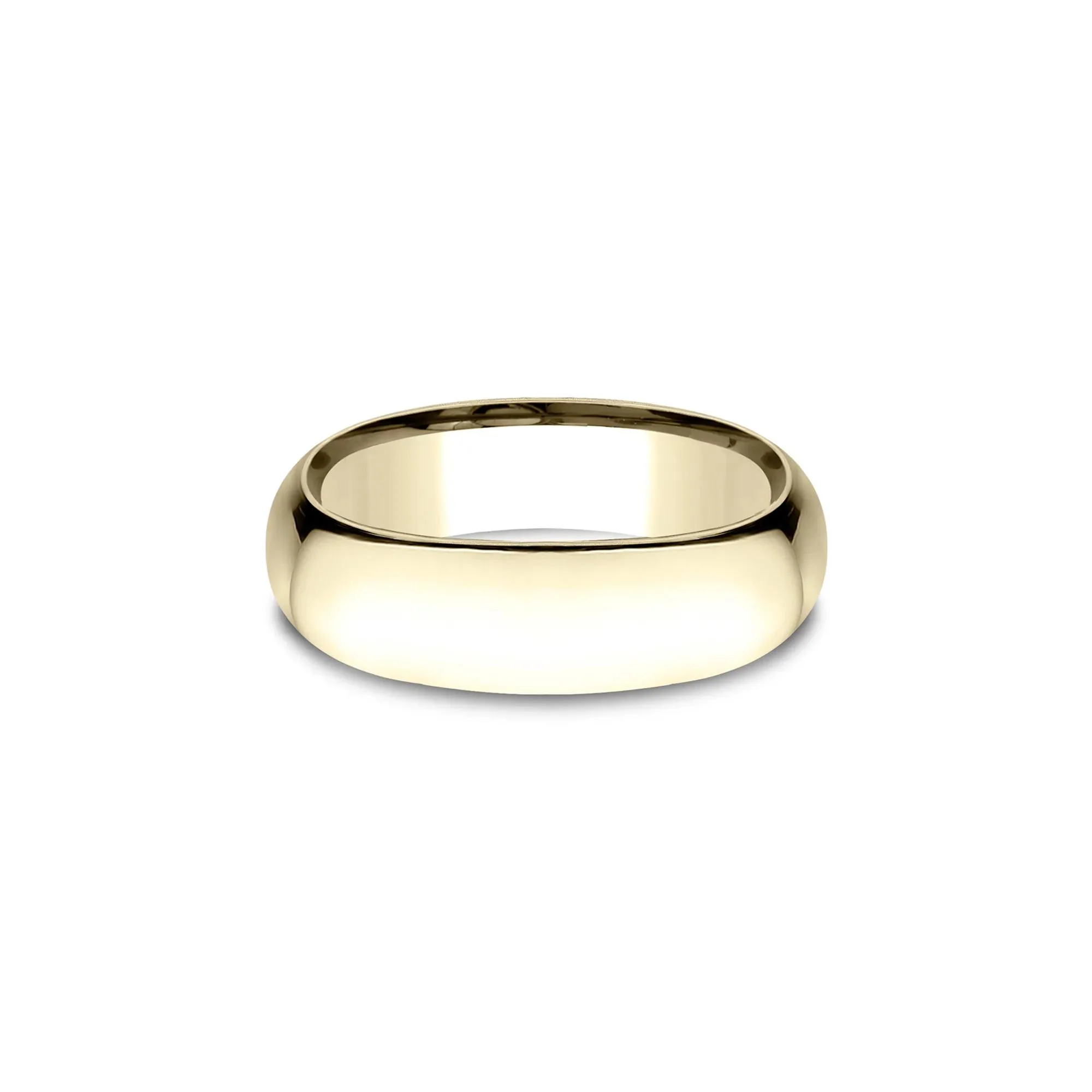Wedding Band Ring 14K Yellow Gold Size 4.5 7mm