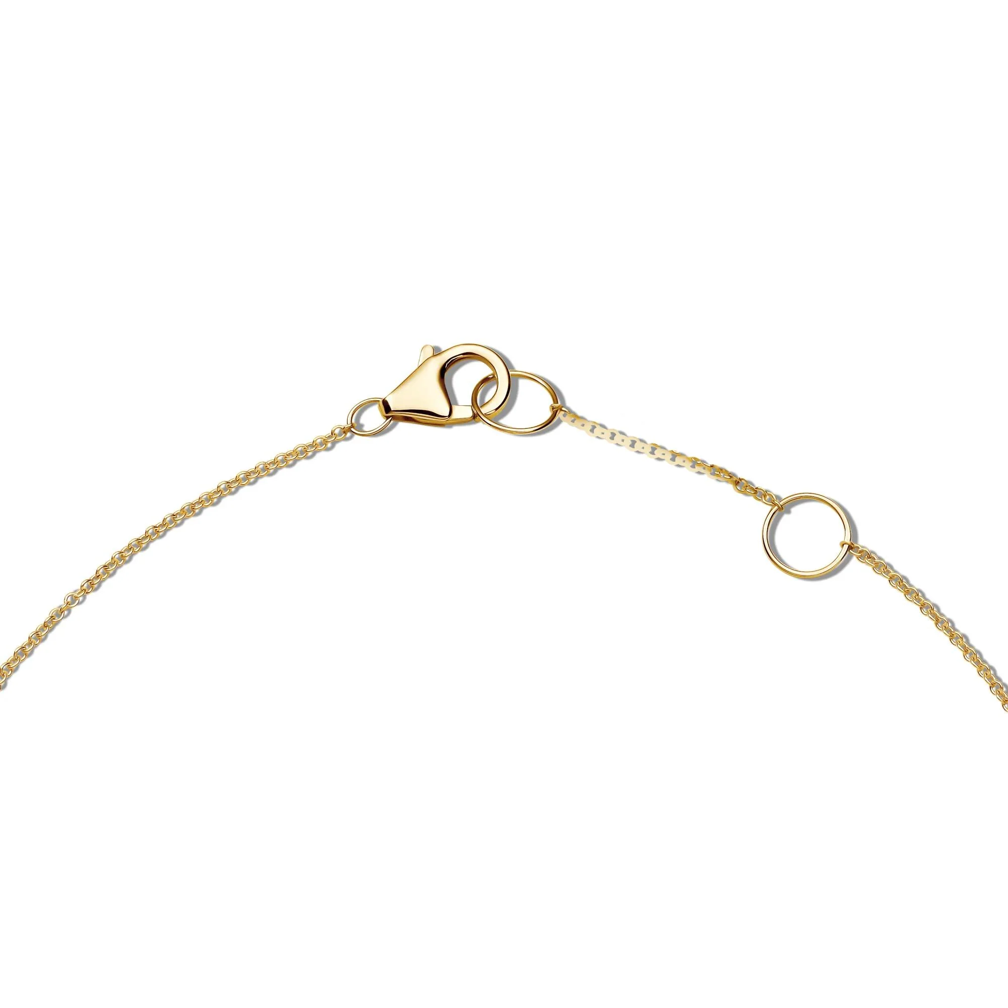 1 CT. Tw. Lab Grown Diamond Bezel-Set Solitaire Pendant Necklace 14K Yellow Gold Size 17" - Image 3