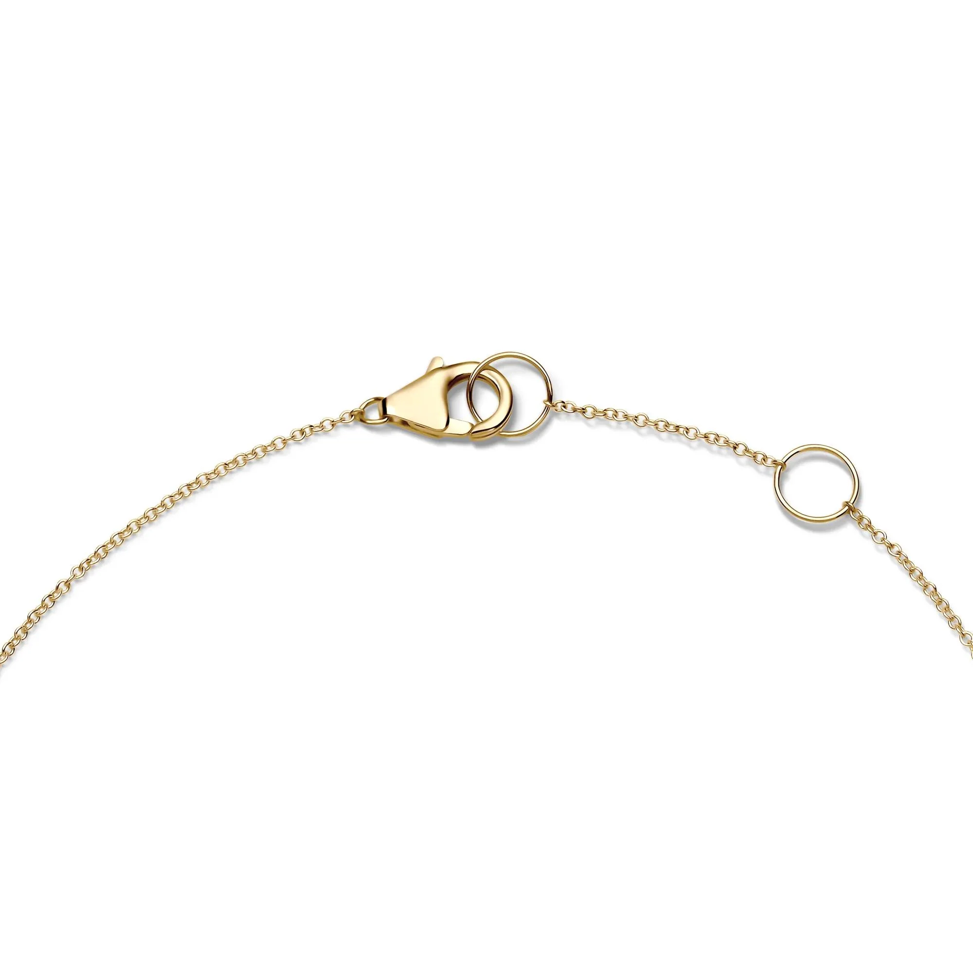 1/2 CT. Tw. Lab Grown Diamond Bezel-Set Solitaire Pendant Necklace 14K Yellow Gold Size 17" - Image 3