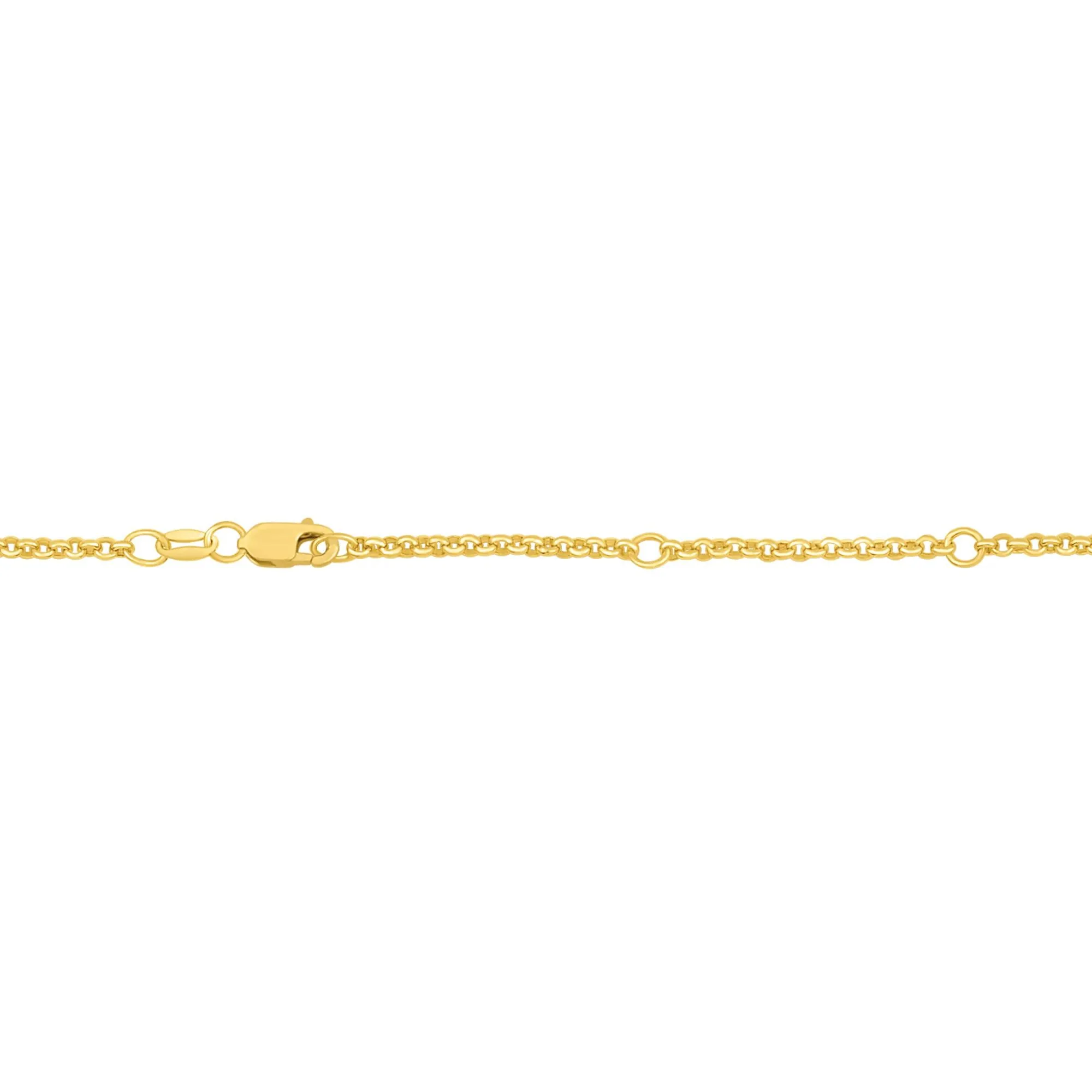 1/2 CT. Tw. Princess-Cut Lab Grown Diamond Pendant Necklace 14K Yellow Gold Size 18" - Image 3