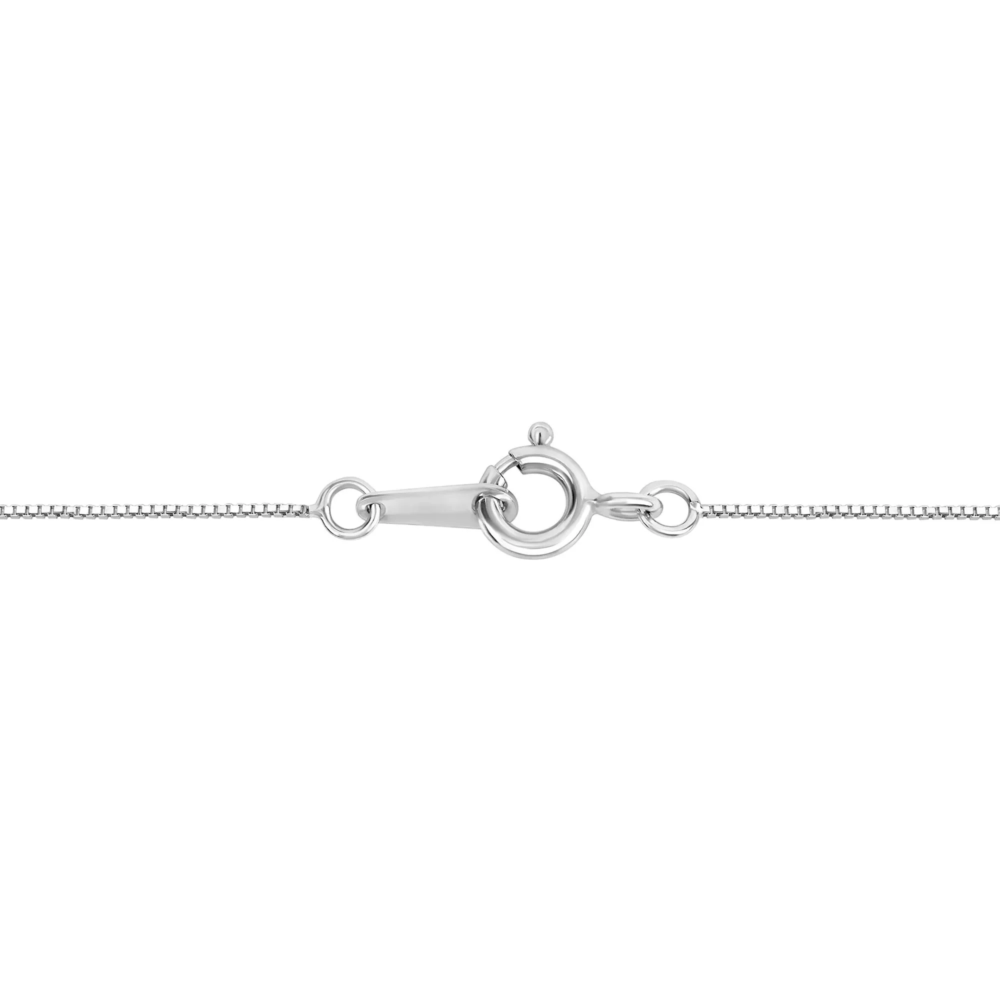 1/3 CT. Tw. Lab Grown Diamond Oval Pendant Necklace 14K White Gold Size 18" - Image 3