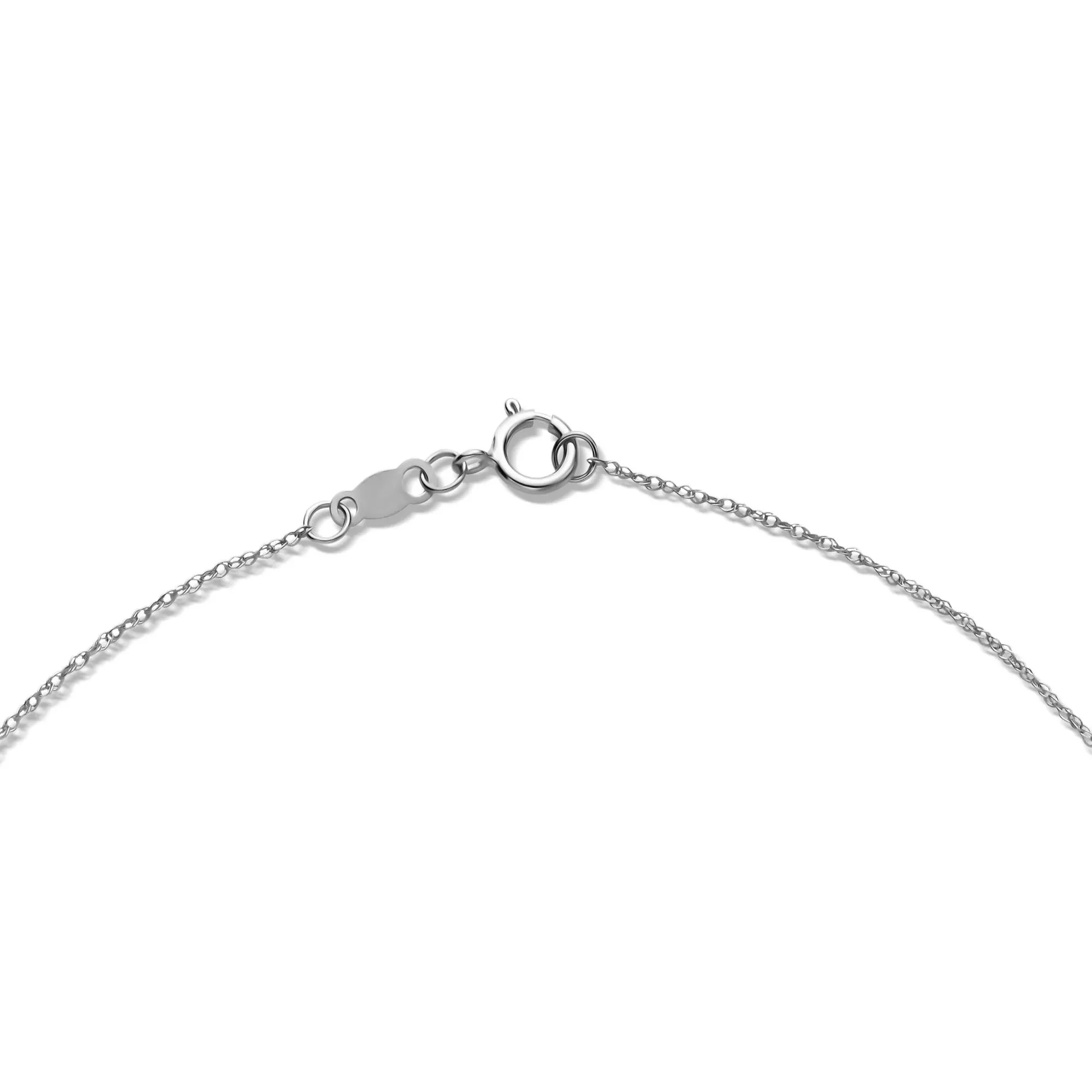 1/4 CT. Tw. Lab Grown Diamond Solitaire Pendant Necklace 14K White Gold Size 18" - Image 4