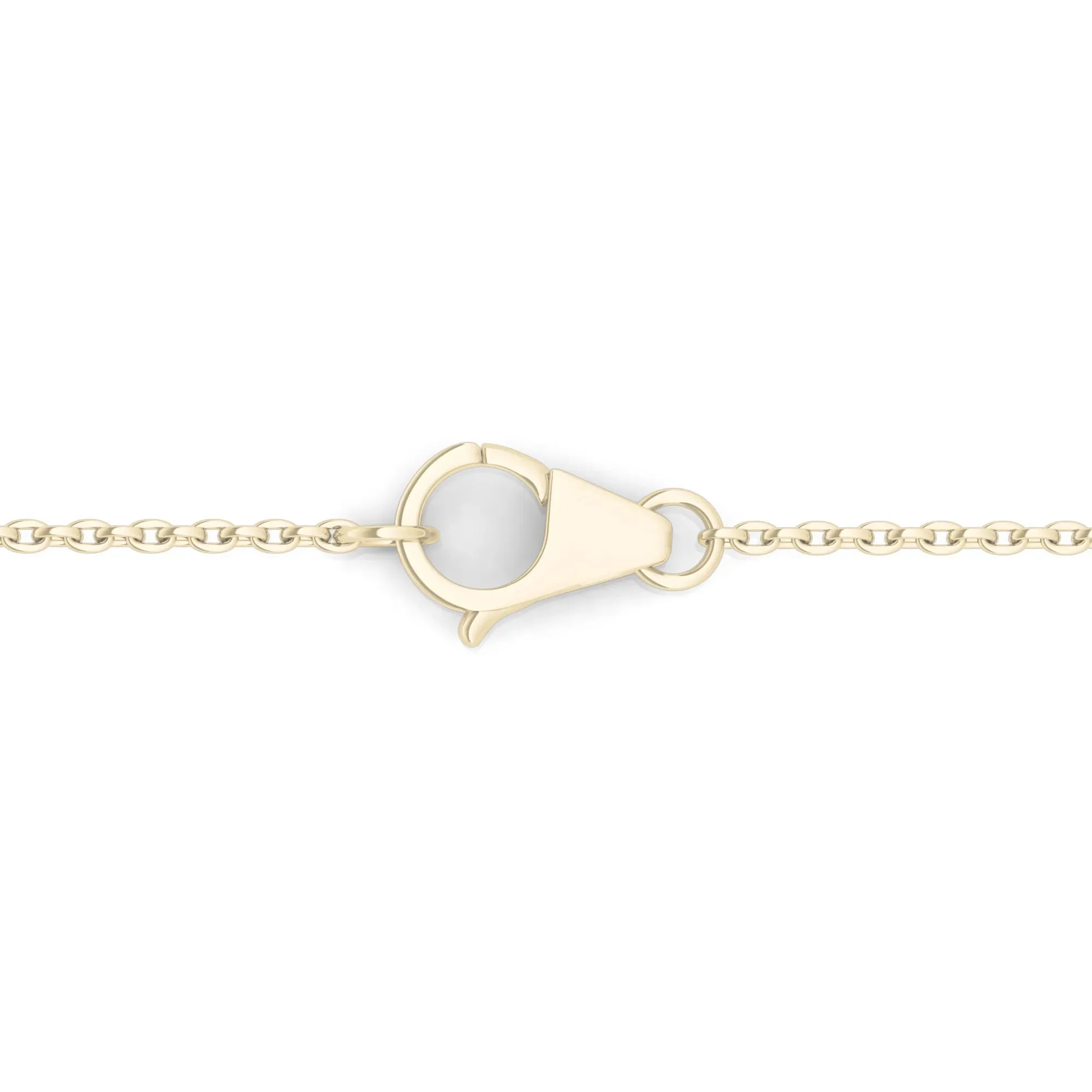 1/2 CT. Tw. Lab Grown Diamond Round Halo Pendant Necklace 14K Yellow Gold Size 18" - Image 3