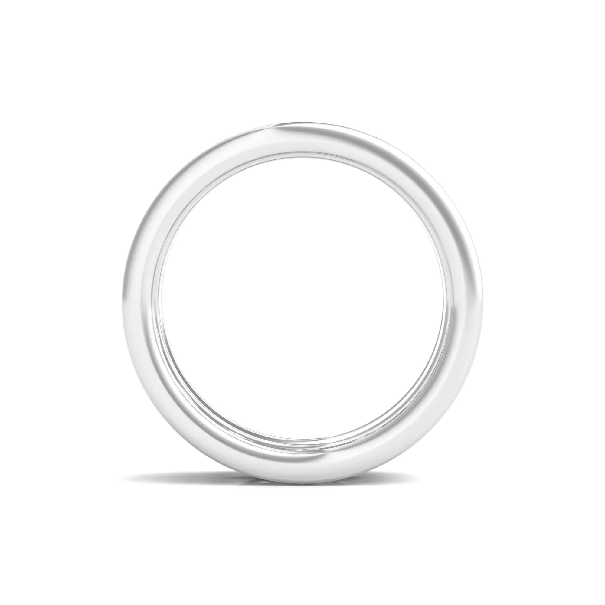 Round Lab Grown Diamond Double-Row Eternity Band Ring 14K White Gold (3 5/8ct. Tw.) Size 12 - Image 2