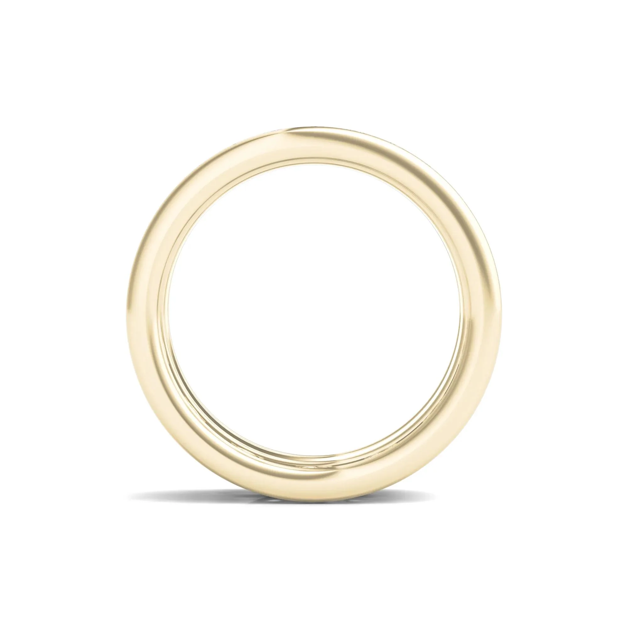 Round Lab Grown Diamond Double-Row Eternity Band Ring 14K Yellow Gold (3 5/8ct. Tw.) Size 11.5 - Image 2