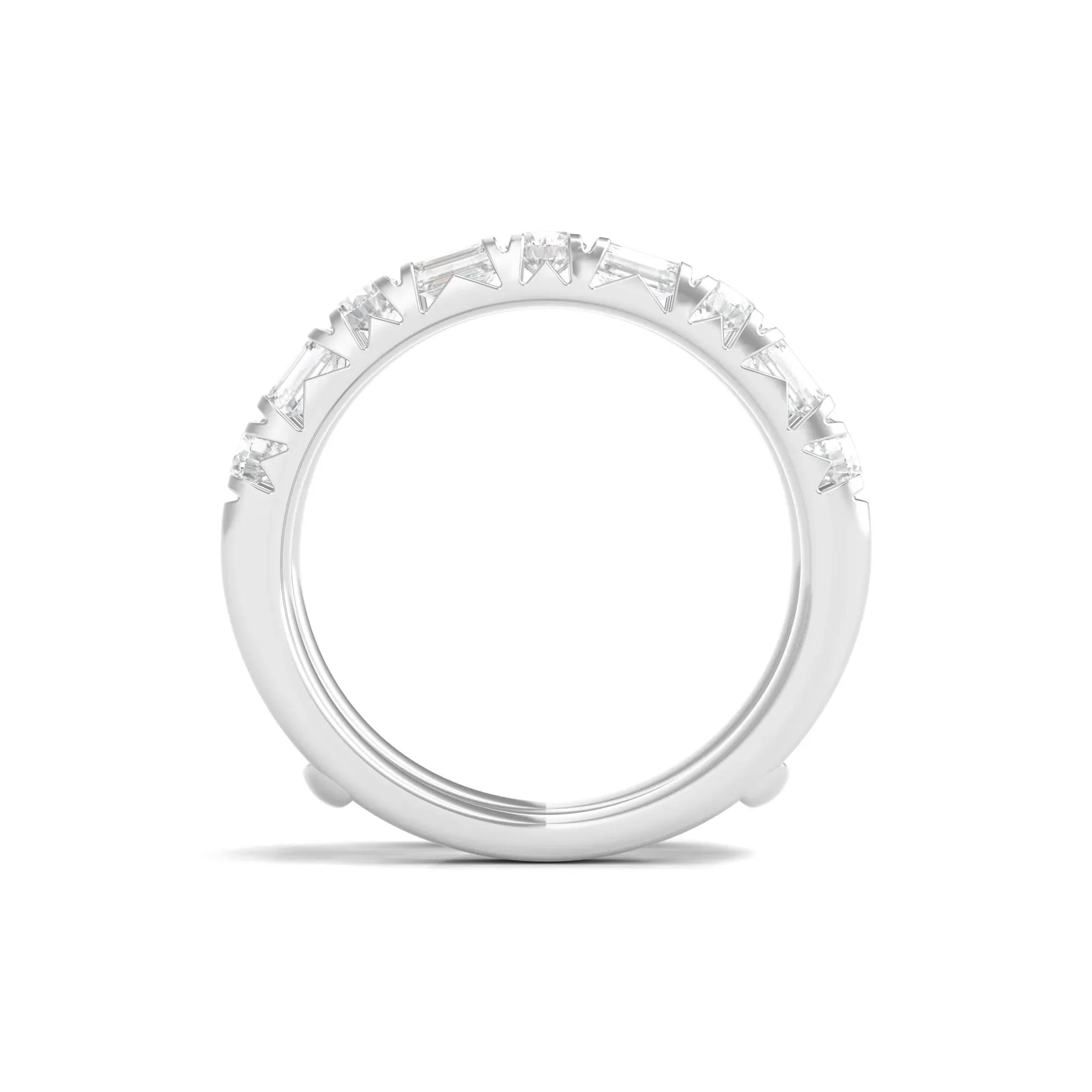 2 CT. Tw. Lab Grown Diamond Ring Insert 14K White Gold Size 6.5 - Image 2