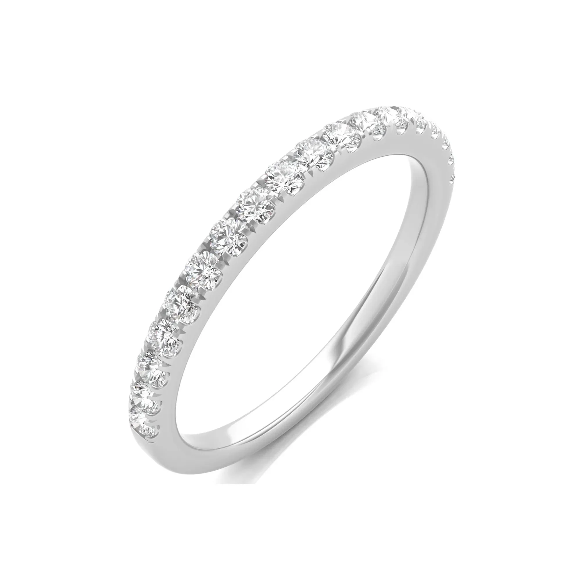 3 1/2 CT. Tw. Lab Grown Diamond Oval Bridal Set 14K White Gold Ring Round Brilliant Cut Size 8 - Image 6