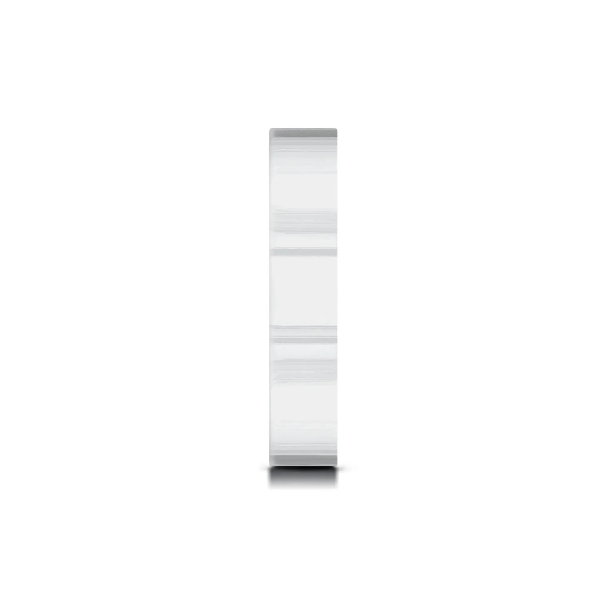 Flat Plain Wedding Band Ring 14K White Gold Size 5 3mm - Image 3