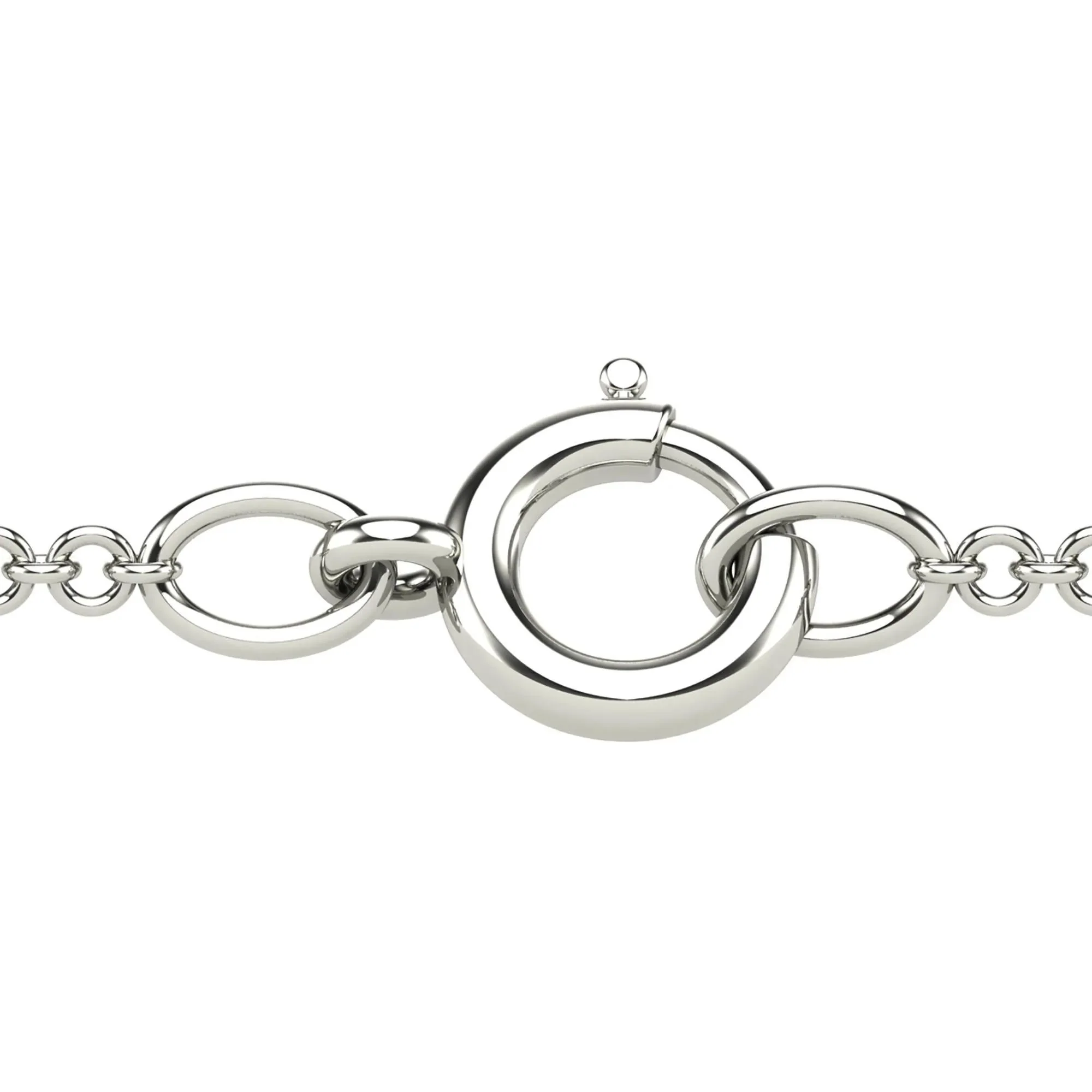1/4 CT. Tw. Diamond Necklace 14K White Gold Size 16.25" - Image 3
