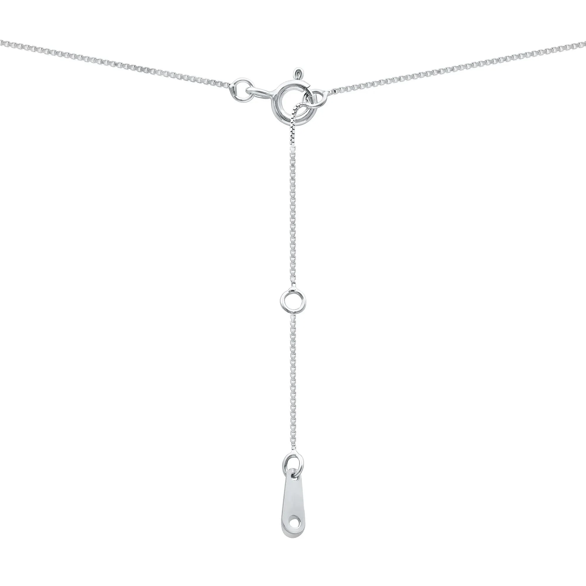 3/4 CT. Tw. Lab Grown Diamond Halo Pendant Necklace 14K White Gold Size 18" - Image 4