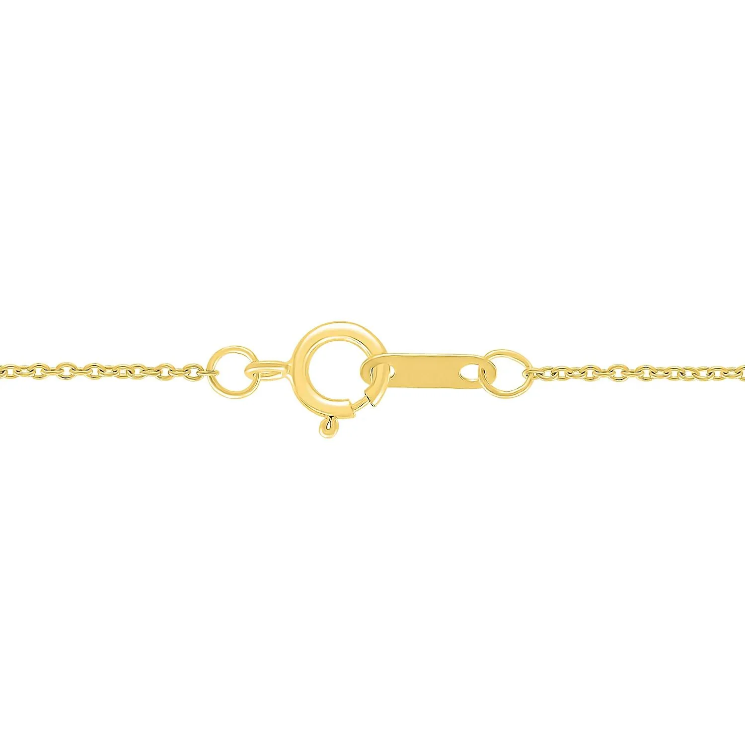 1/7 CT. Tw. Diamond Butterfly Pendant Necklace 10K Yellow Gold Size 17.5" - Image 3