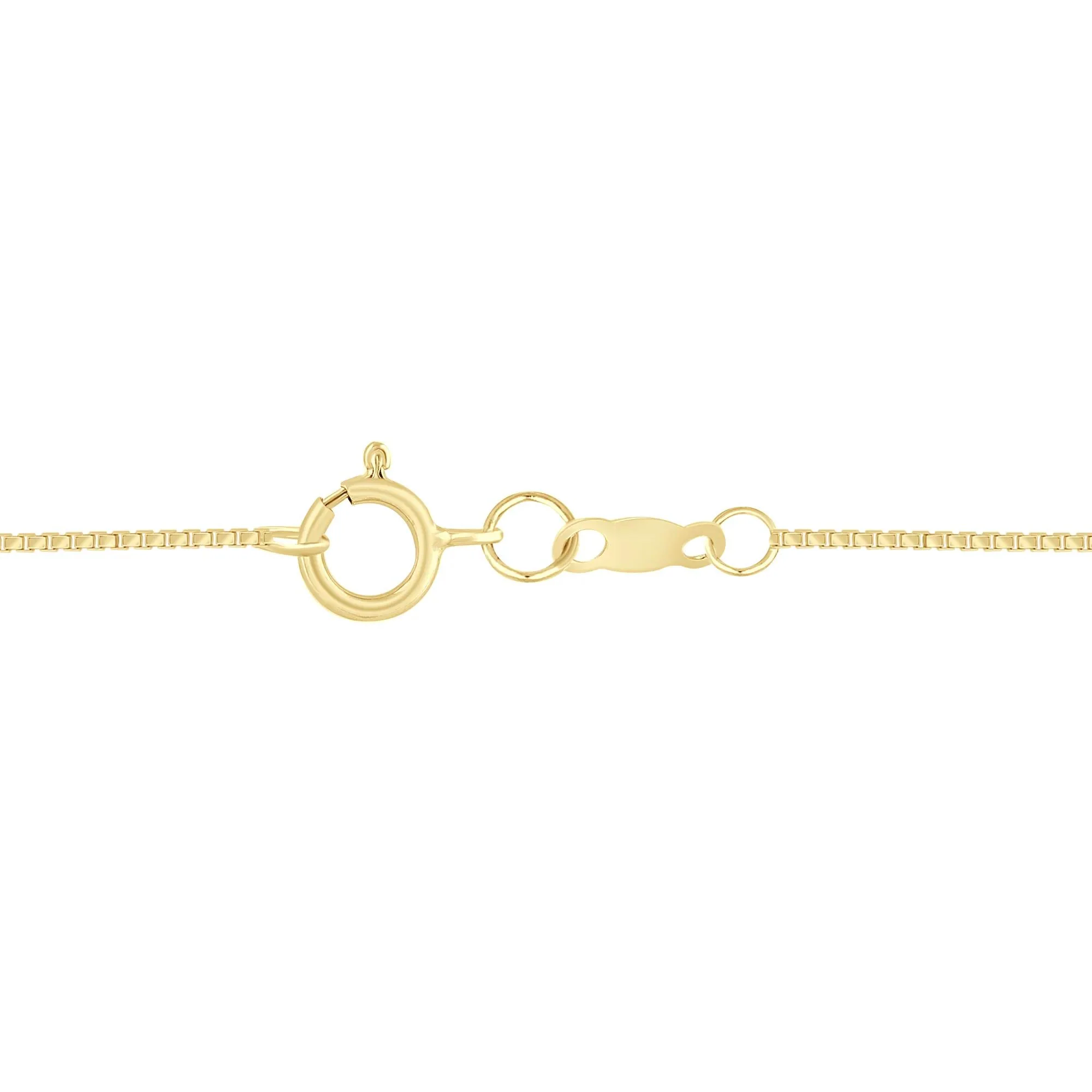 1/10 CT. Tw. Diamond Starra Pendant Necklace 14K Yellow Gold Size 18" - Image 3