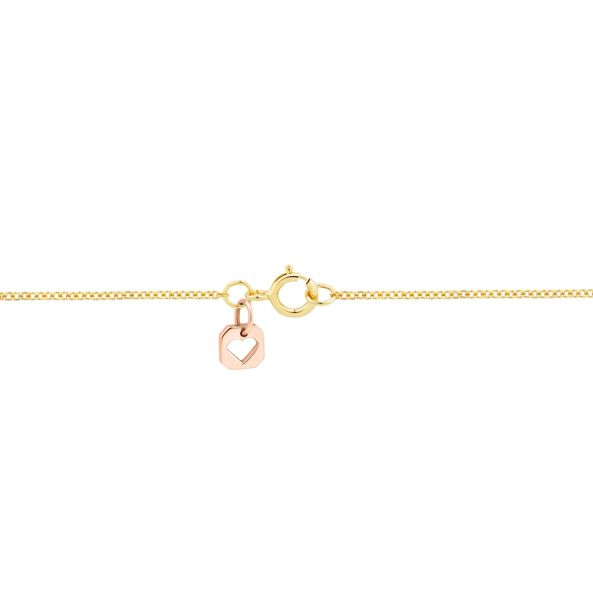 5/8 CT. Tw. Lab Grown Diamond Cross Pendant Necklace 14K Yellow Gold Size 18" - Image 3
