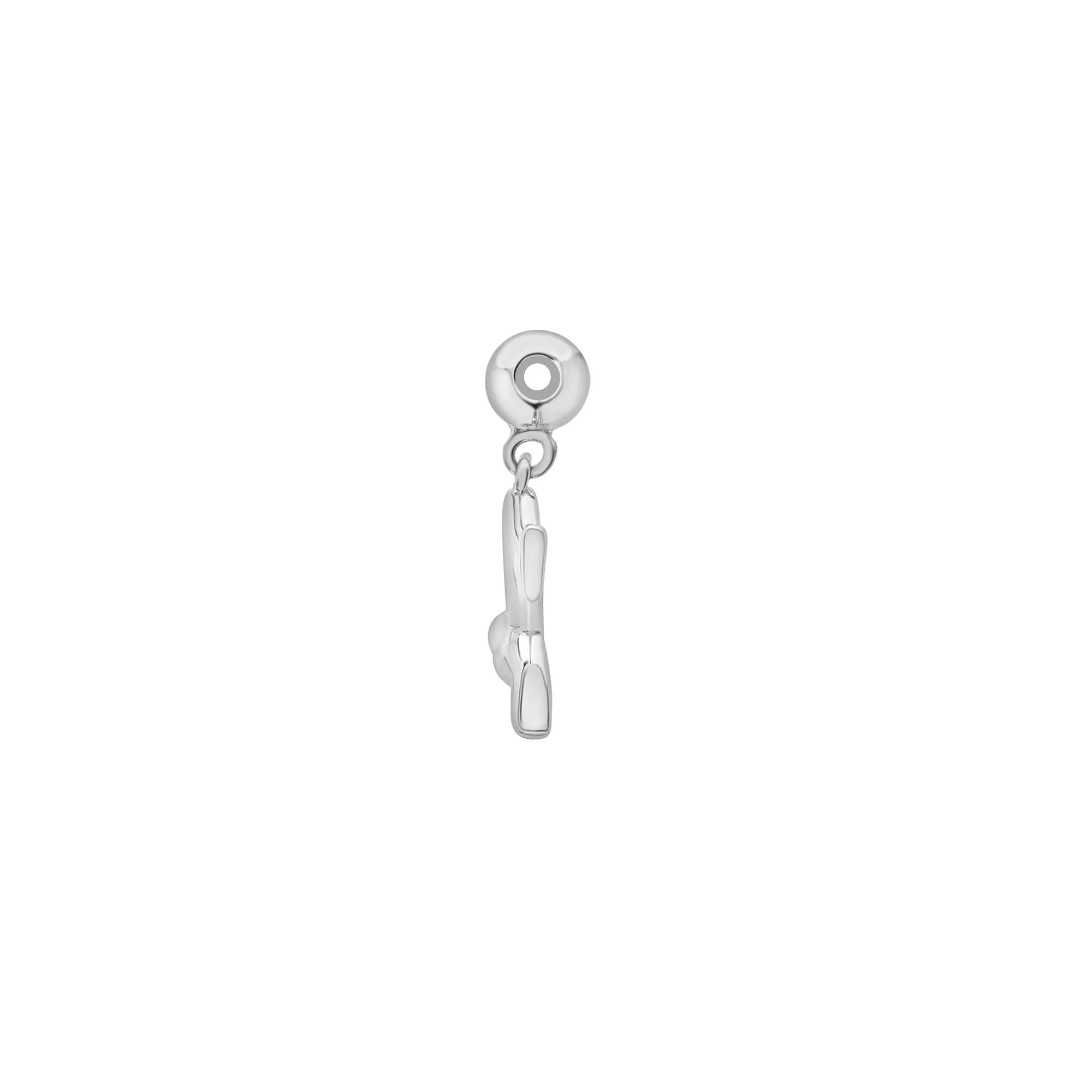 Hummingbird Bead Charm .925 Sterling Silver White Size 15.00mm - Image 6