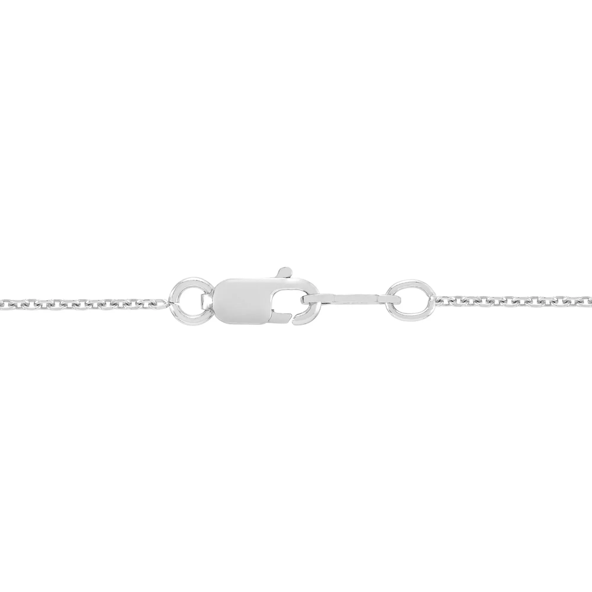 Amethyst and Blue Tanzanite Pendant Necklace with Lab-Created White Sapphire .925 Sterling Silver Size 18" - Image 3