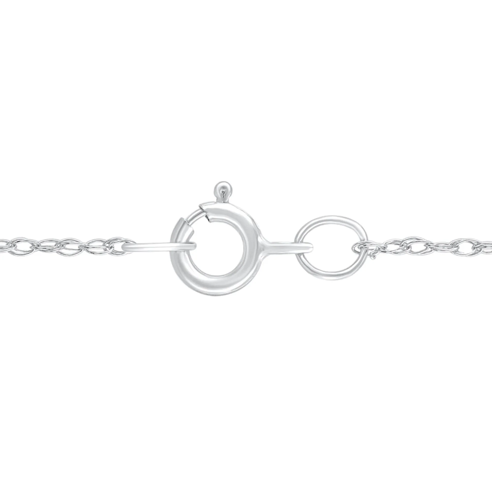 1/4 CT. Tw. Diamond Cross Pendant Necklace 14K White Gold Size 18" - Image 3
