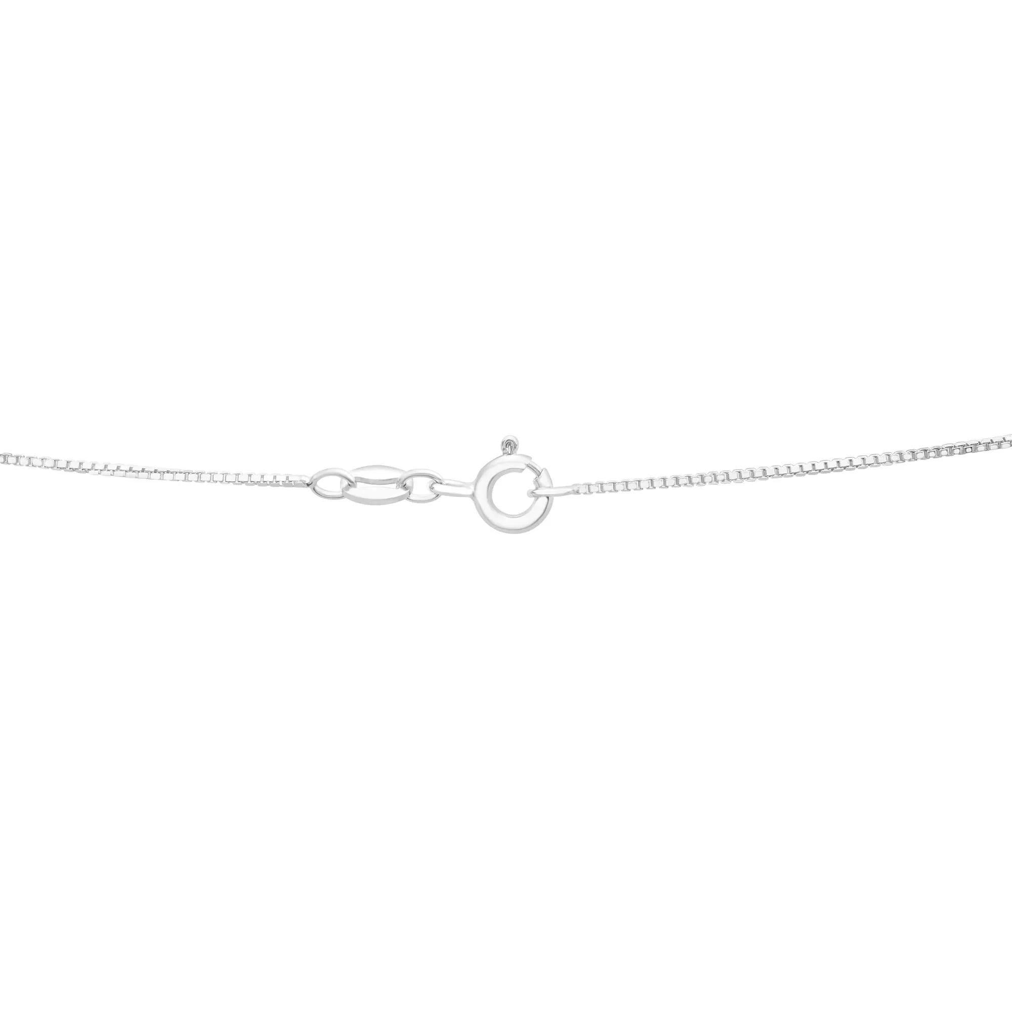 Onyx Filigree Pendant Necklace .925 Sterling Silver White Size 18" - Image 4