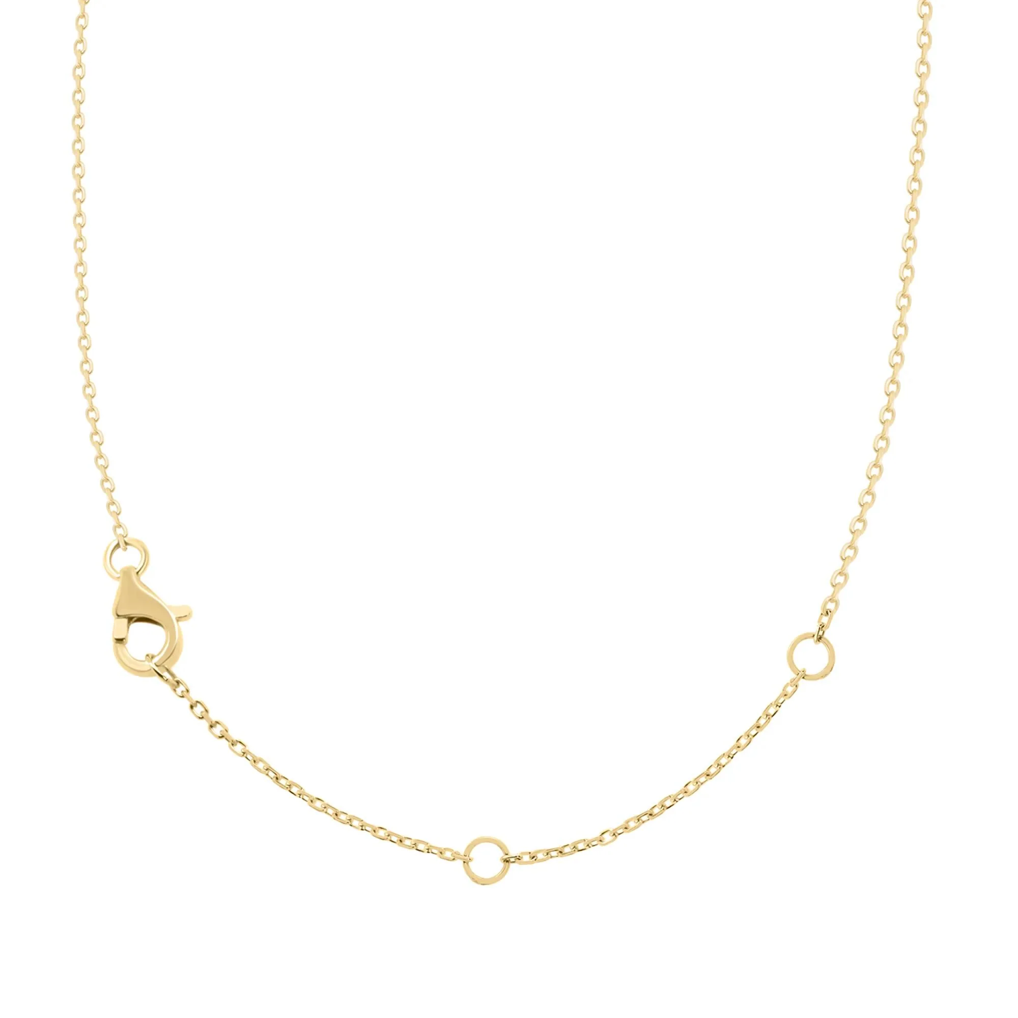 Opal and Tanzanite Pendant Necklace with Diamond Accent 10K Yellow Gold Size 18" - Image 4