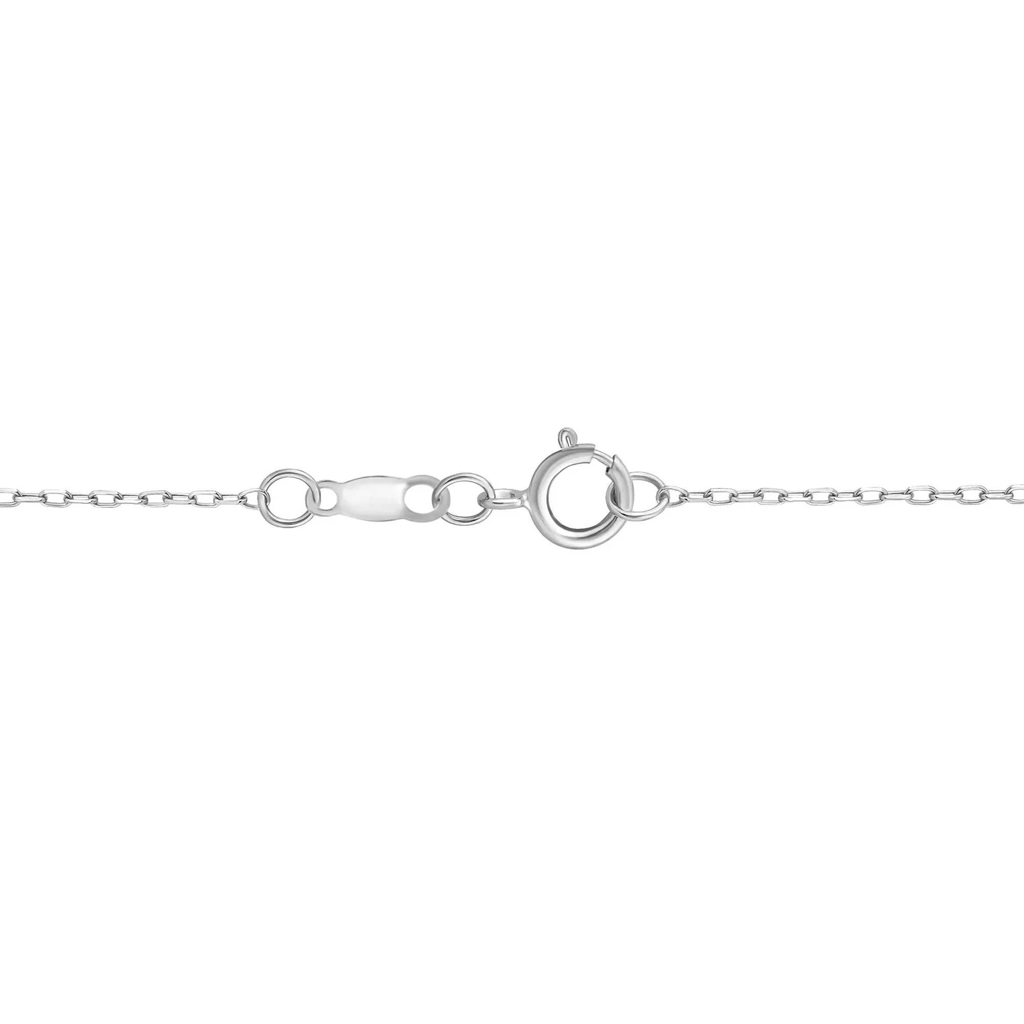 1/5 CT. Tw. Lab Grown Diamond Heart Pendant Necklace 10K White Gold Size 18" - Image 3