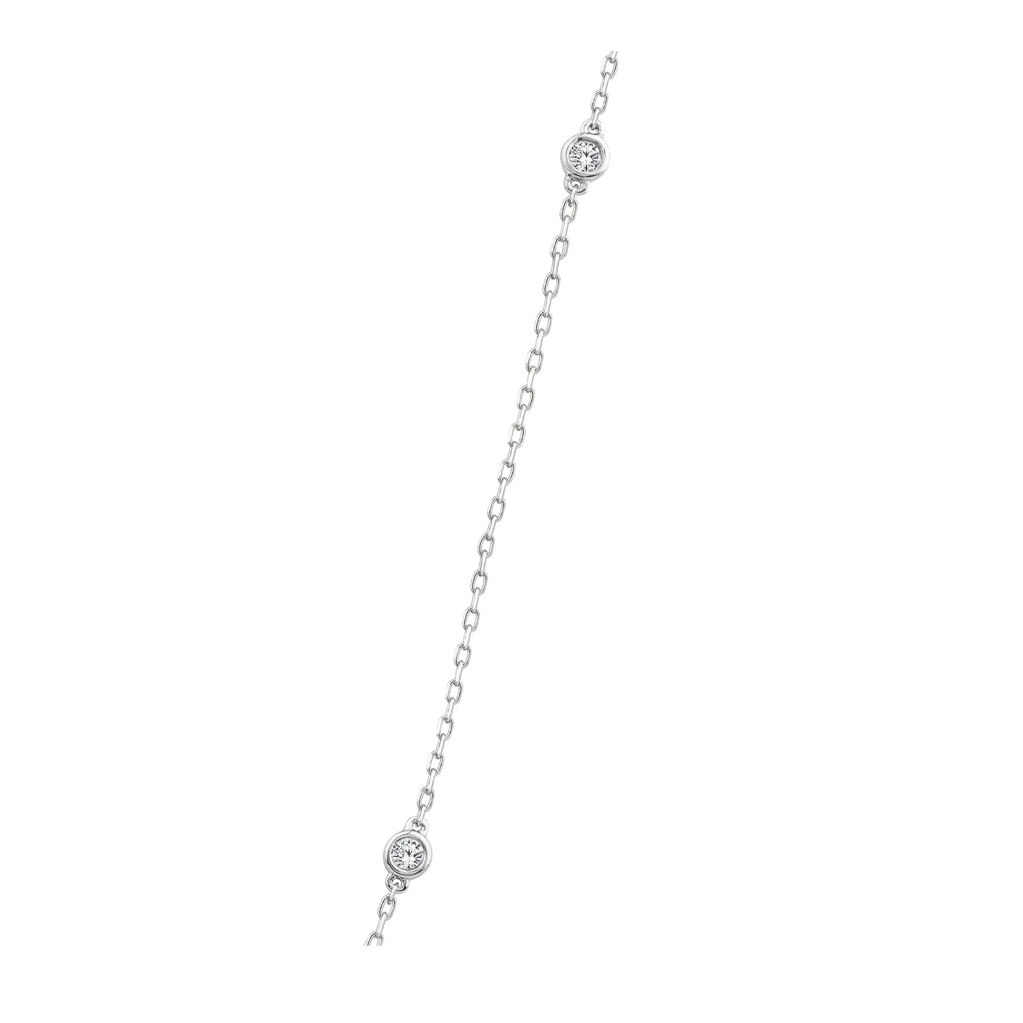 1 CT. Tw. Blue Sapphire and Diamond Halo Pendant Necklace 10K White Gold Size 16.5" - Image 2