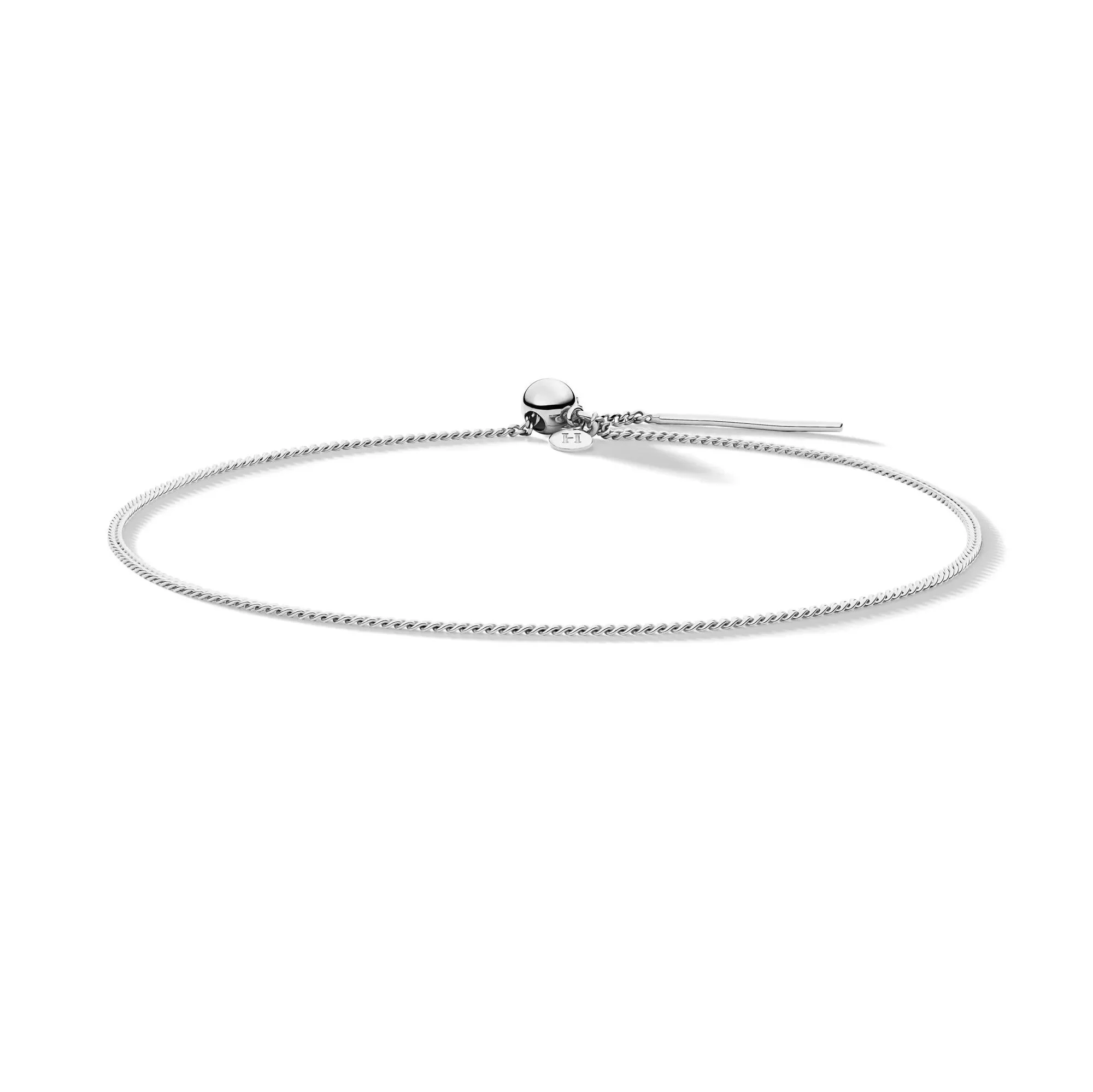 Diamond Accent Wave Disc Bead Charm .925 Sterling Silver White Size 11.50mm - Image 4