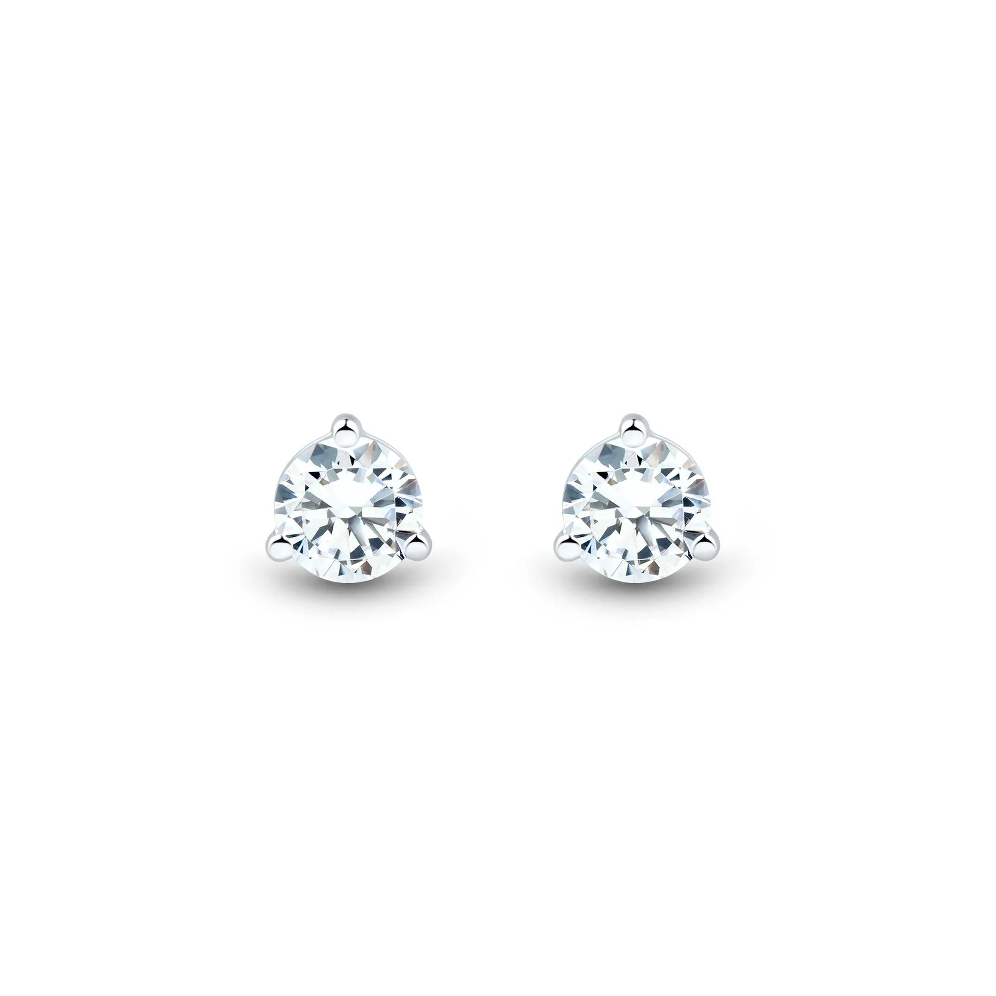2 1/2 CT. Tw. Lab Grown Diamond Pendant Necklace and Earring Box Set 10K White Gold Size 18" - Image 6