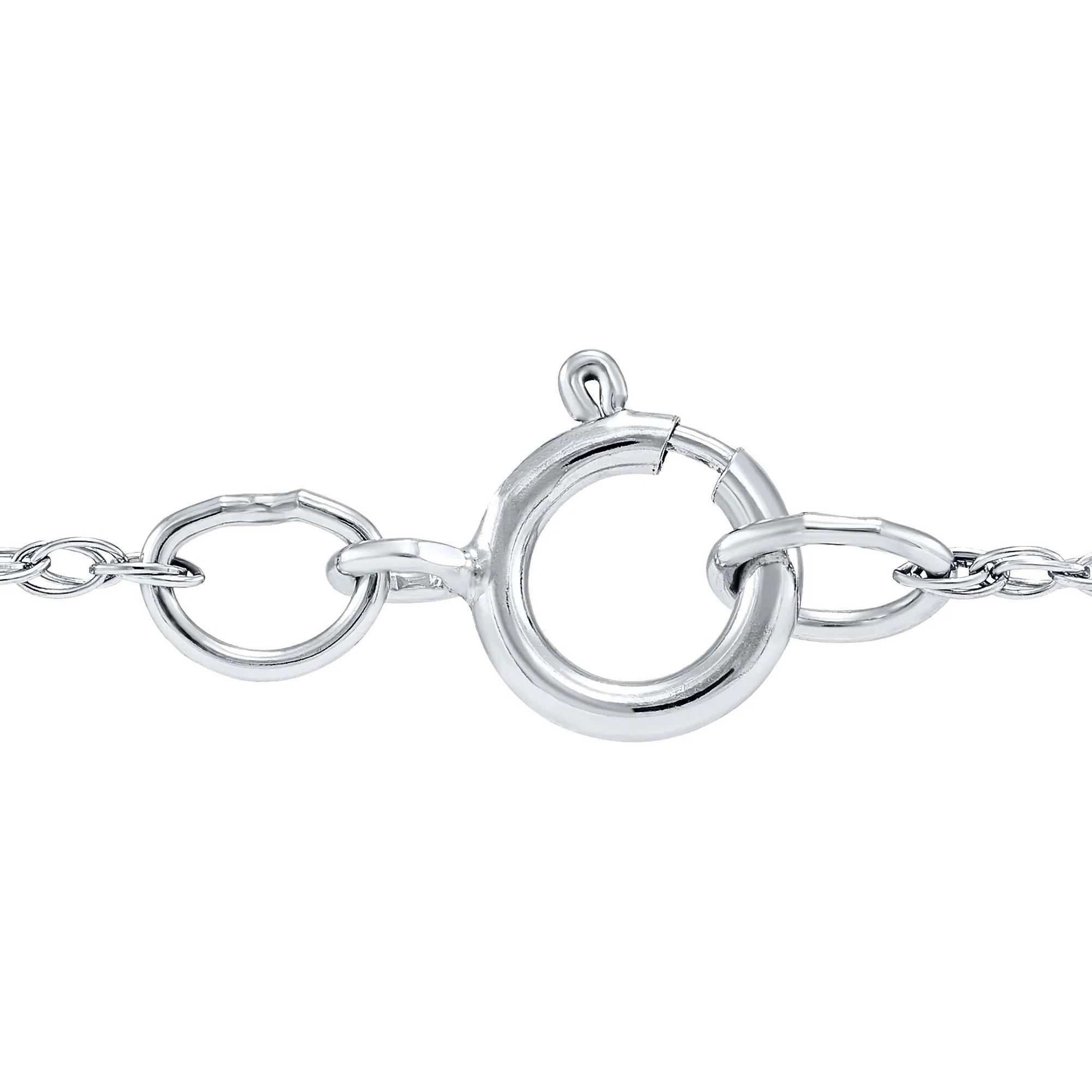 1/2 CT. Tw. Lab Grown Diamond Pear-Shaped Cluster Pendant Necklace 10K White Gold Size 18" - Image 3