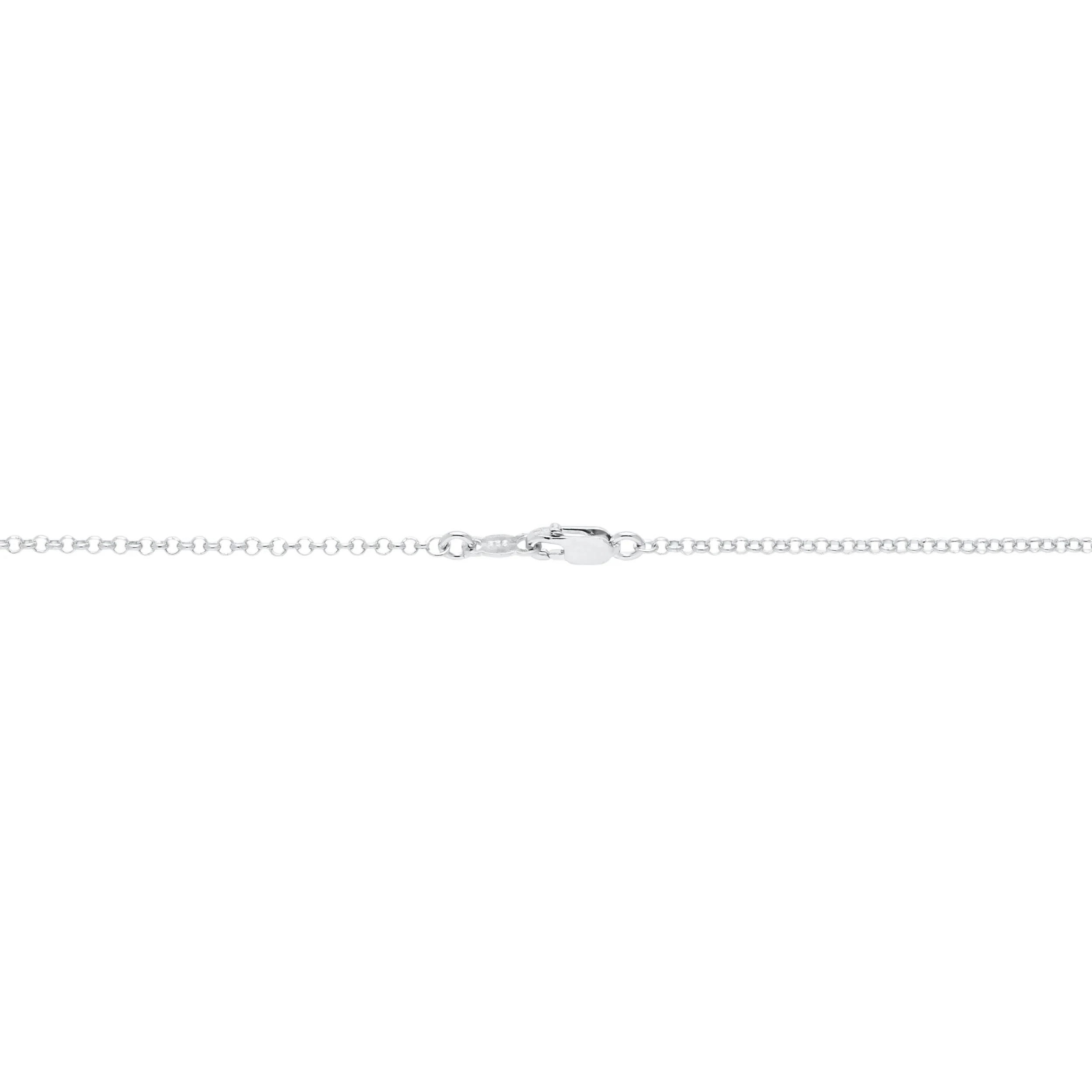 Floral Mom Locket with Tri-Tone Rhodium Plated .925 Sterling .925 Sterling Silver Necklace White Size 18" - Image 4