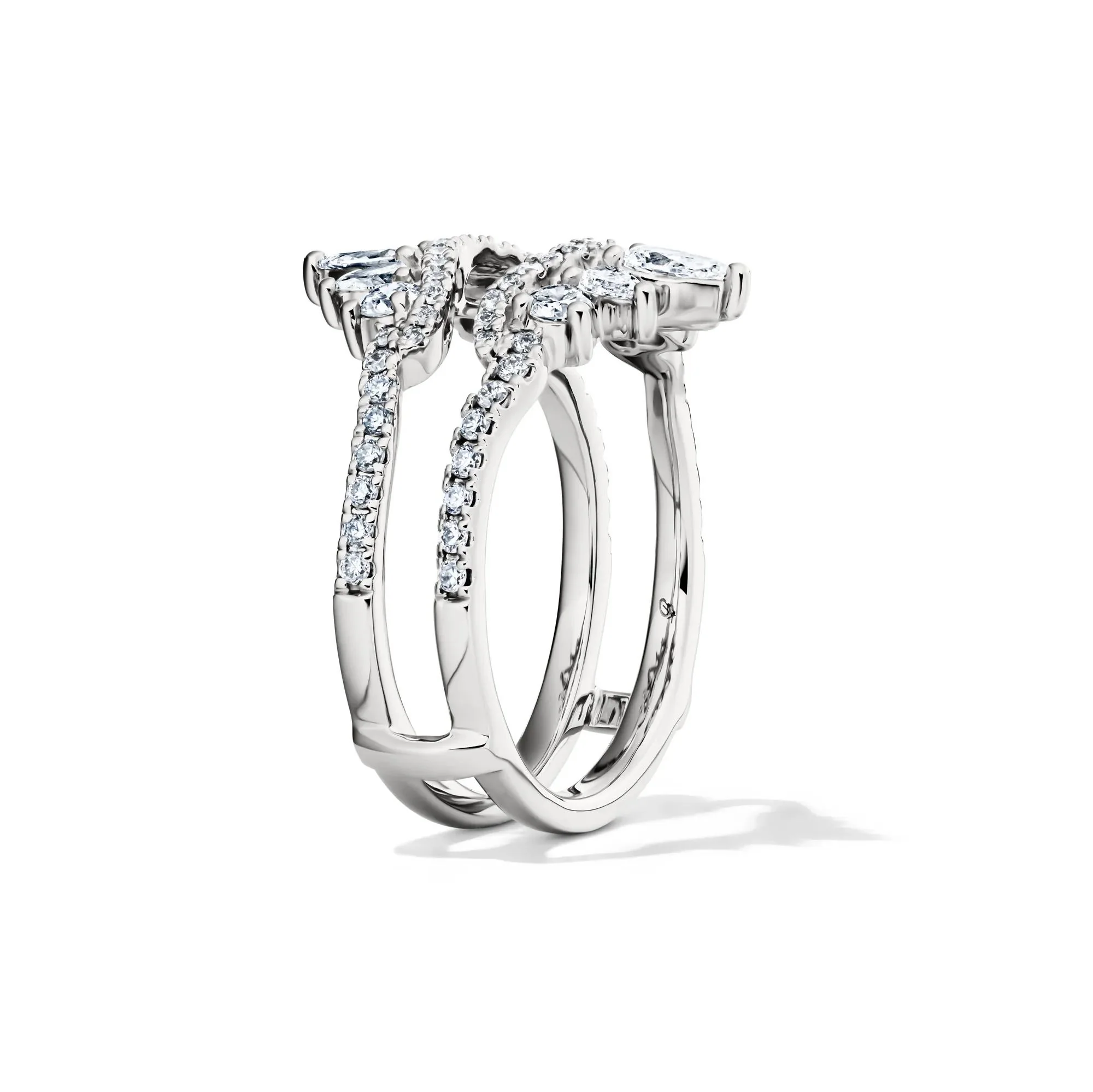 1 CT. Tw. Lab Grown Diamond Ring Insert 14K White Gold Size 6.5 5mm - Image 3