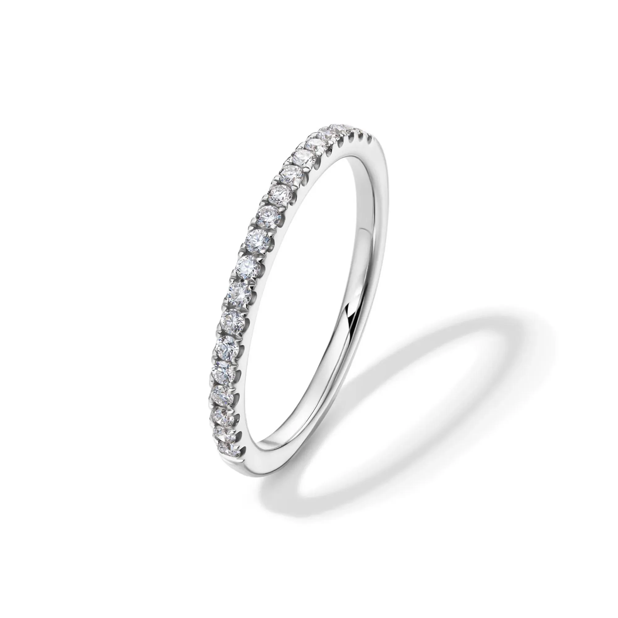 Lab Grown Diamond Wedding Set 14K White Gold (3 ½ CT. Tw.) Ring Size 8.5 - Image 6