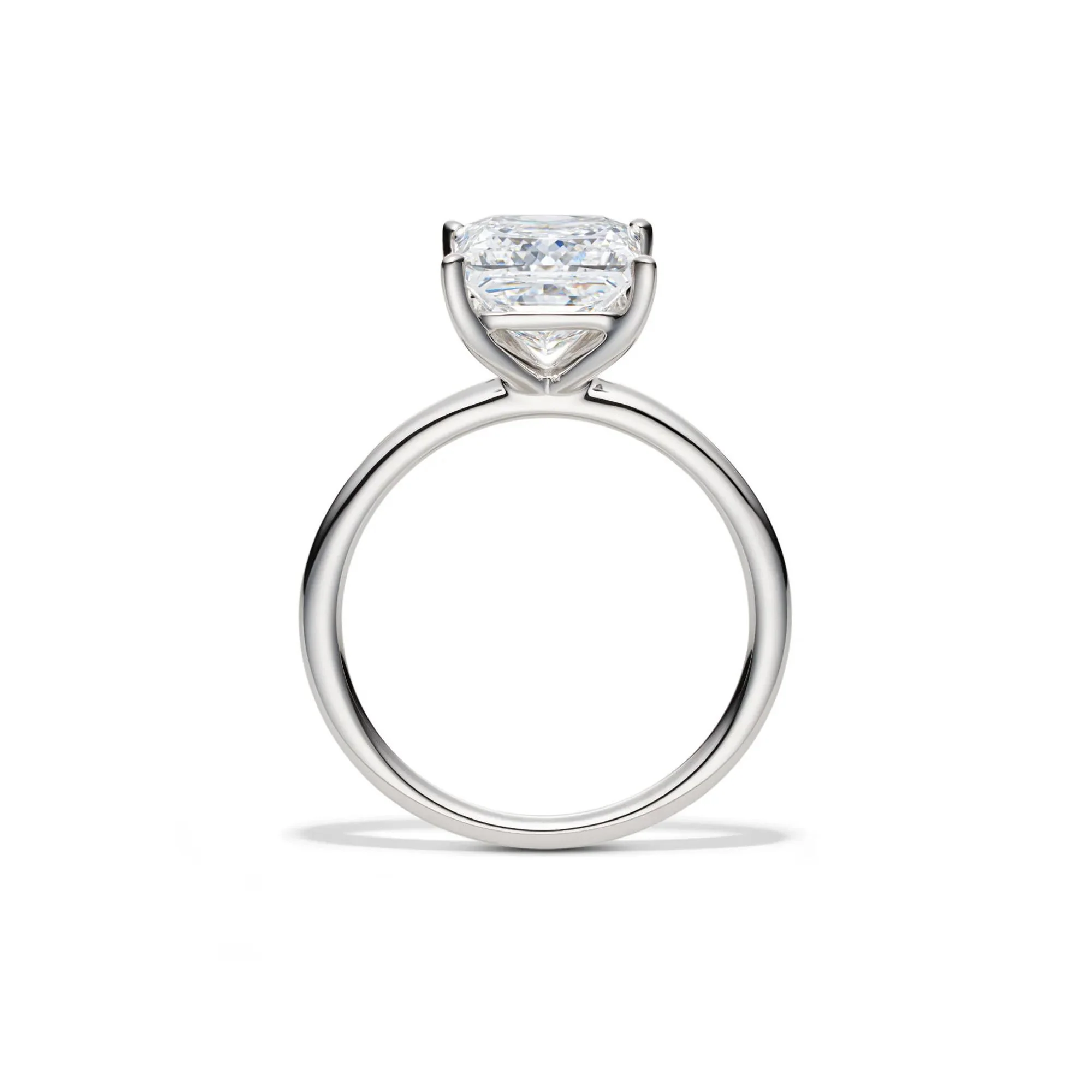 Lab Grown Diamond Princess-Cut Solitaire Engagement Ring 14K White Gold (3 CT.) Size 9 2mm - Image 2