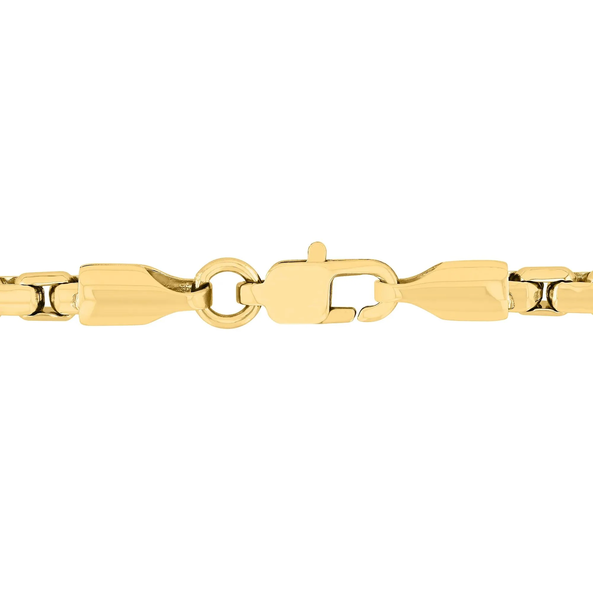 1/4 CT. Tw. Diamond Lion Head Pendant Necklace Yellow Gold-Tone Ion-Plated Stainless Steel Size 24" - Image 4
