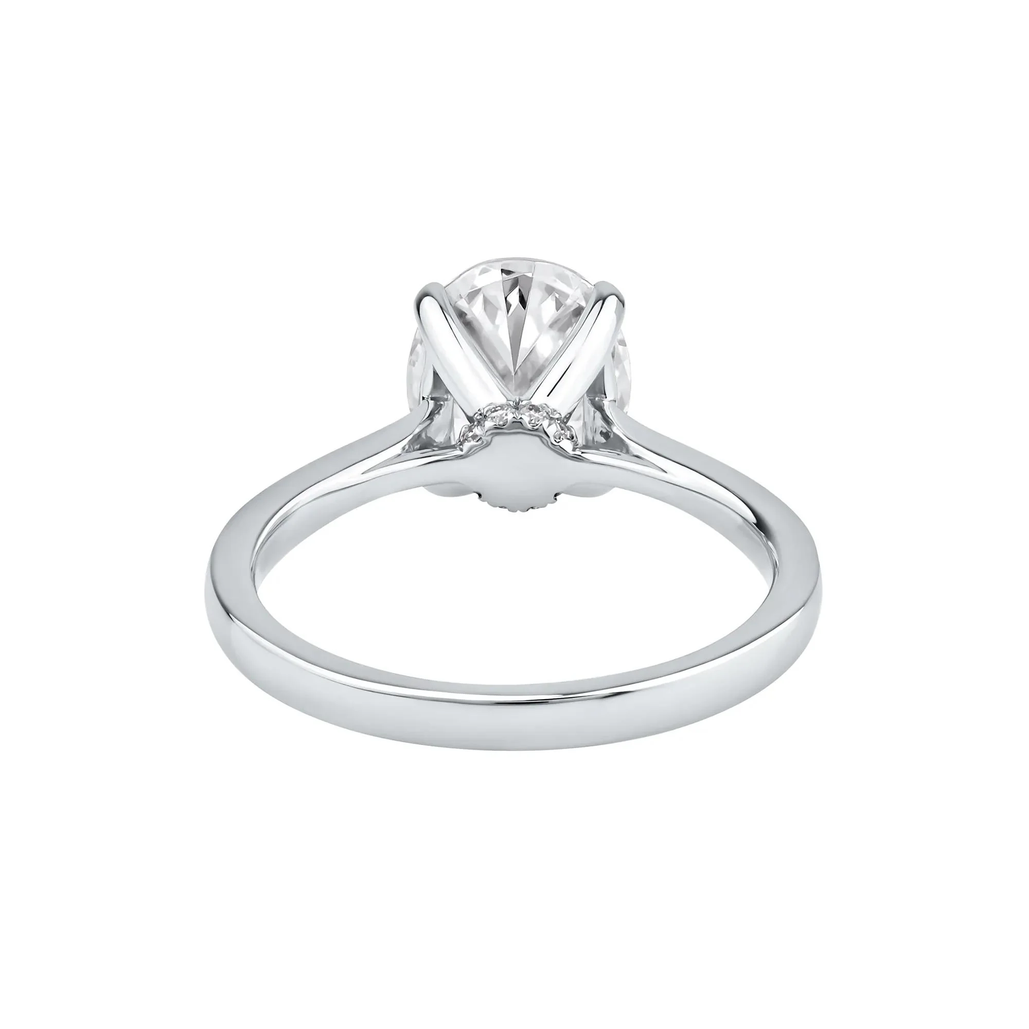 2 CT. Tw. Lab Grown Diamond Solitaire Engagement Ring Platinum Round Brilliant Cut White Size 11 - Image 5