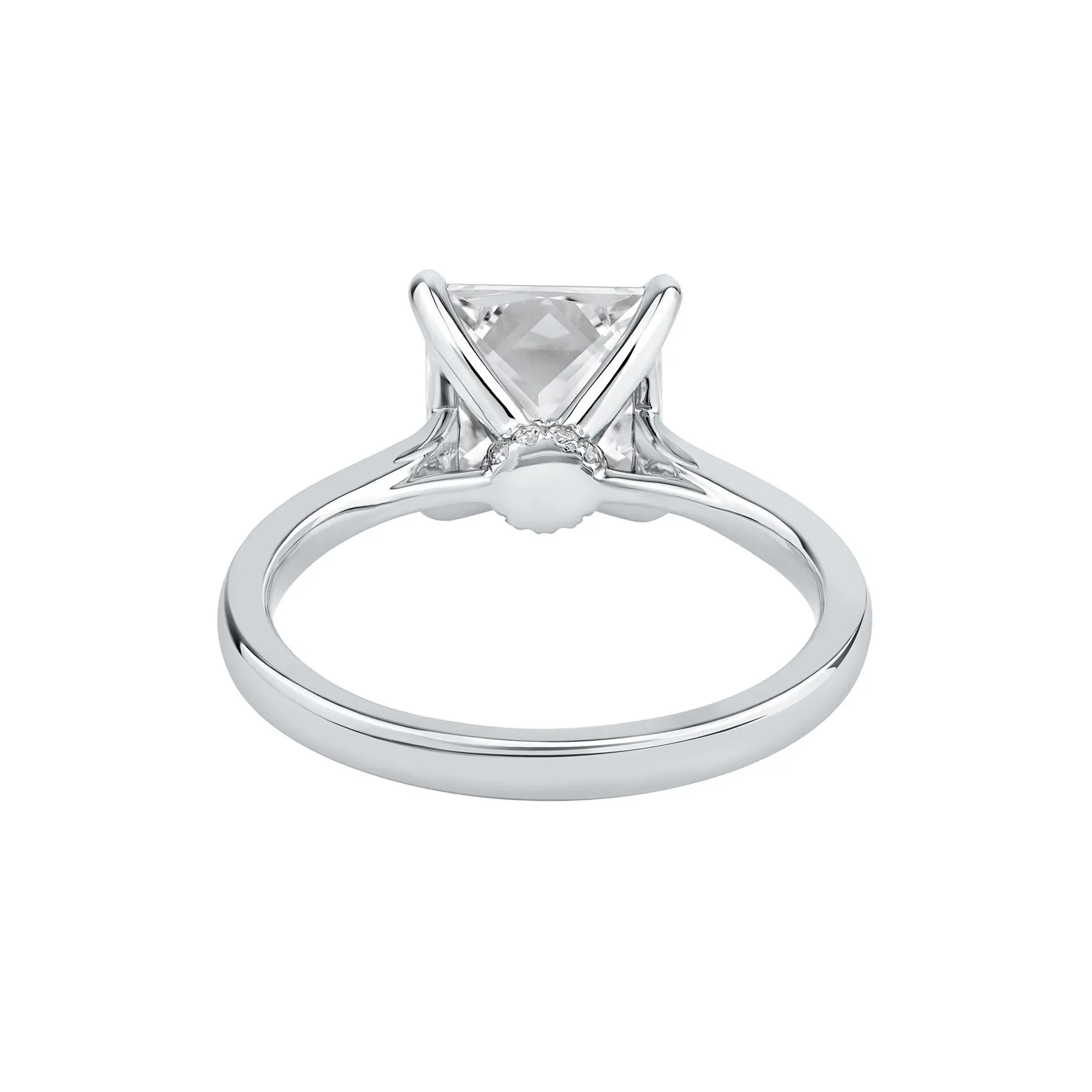 2 CT. Tw. Lab Grown Diamond Solitaire Engagement Ring Platinum Round Brilliant Cut White Size 7 - Image 5