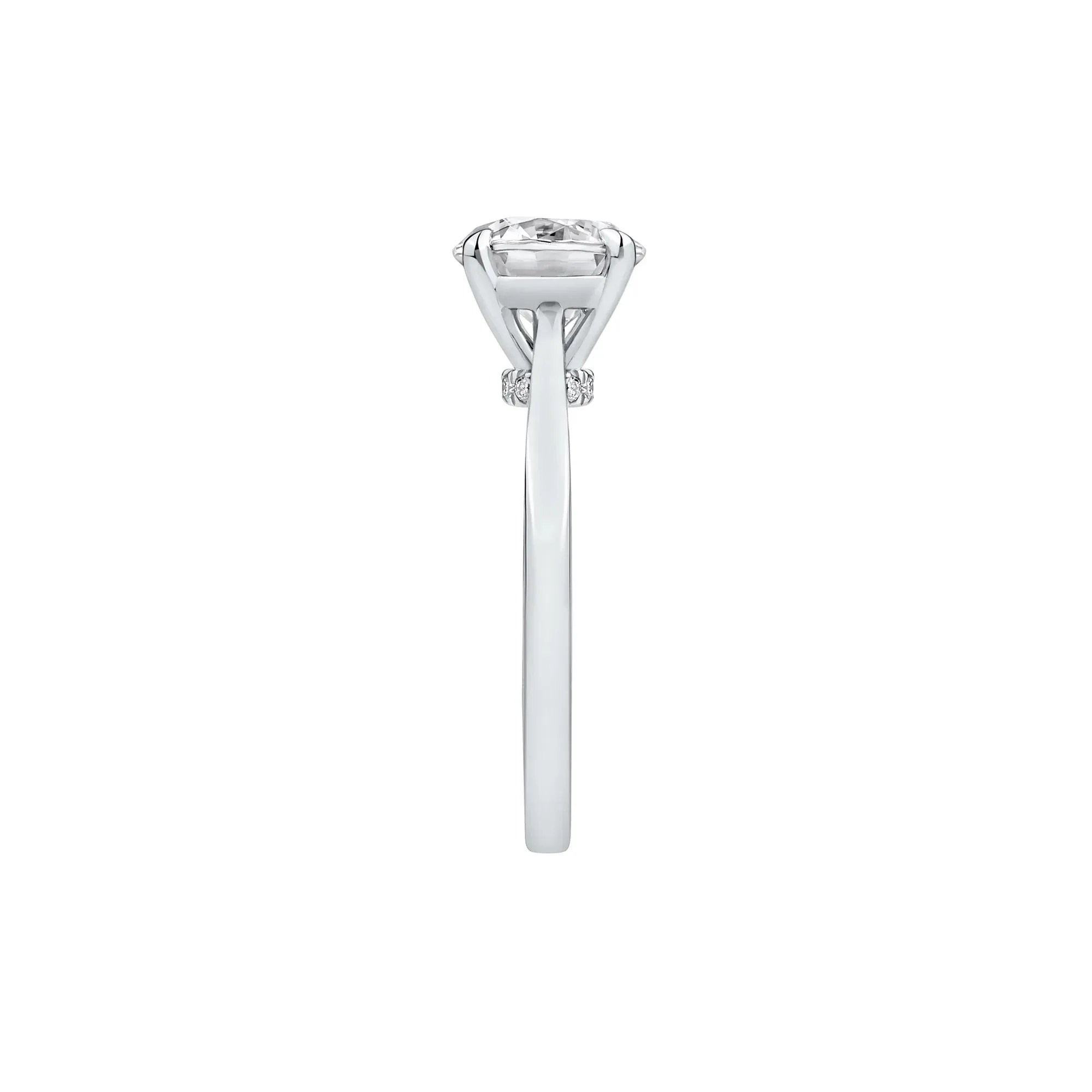 2 CT. Tw. Lab Grown Diamond Solitaire Engagement Ring Platinum Round Brilliant Cut White Size 10.5 - Image 3