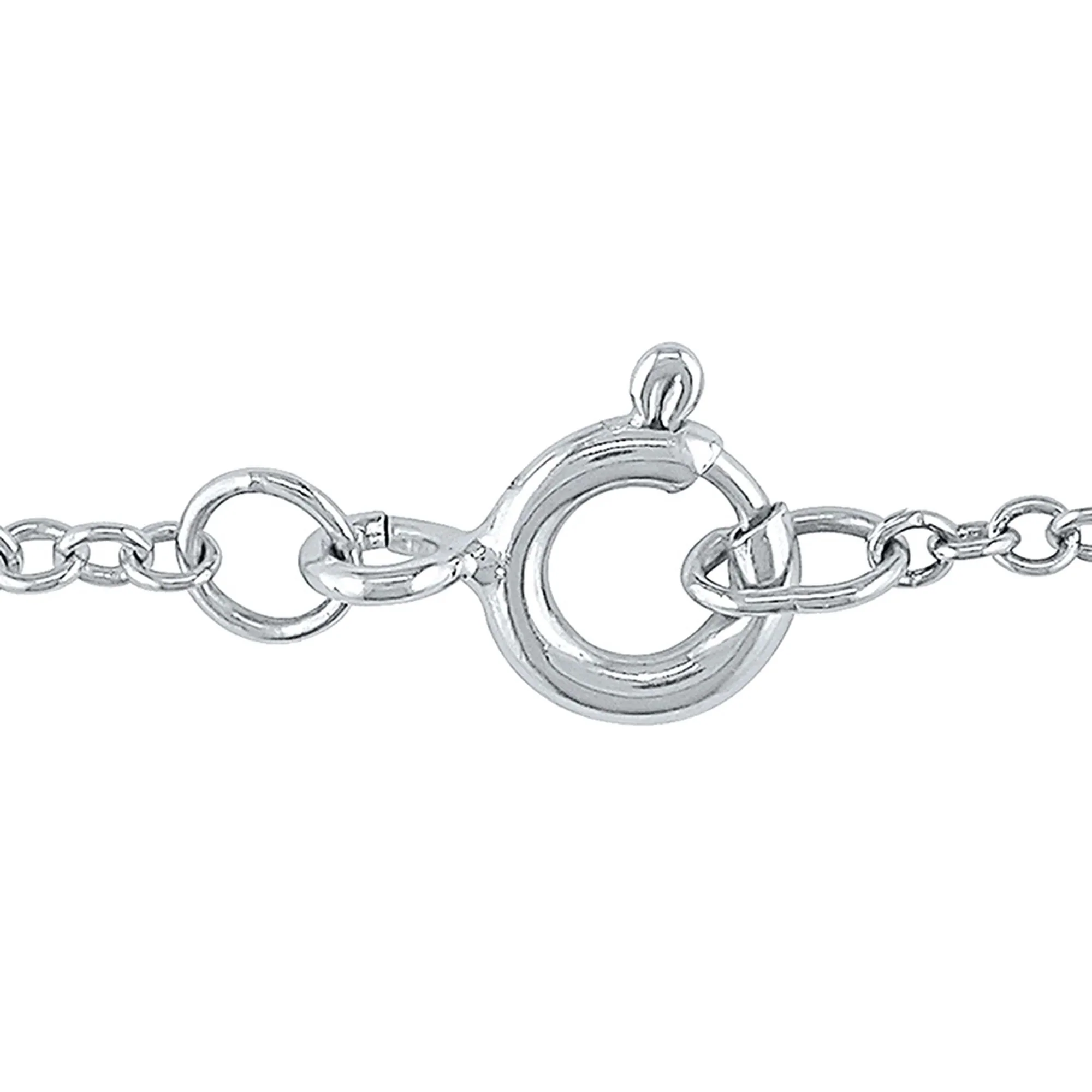 Owl and Moon Diamond Accent Pendant Necklace .925 Sterling Silver White Size 18" - Image 3