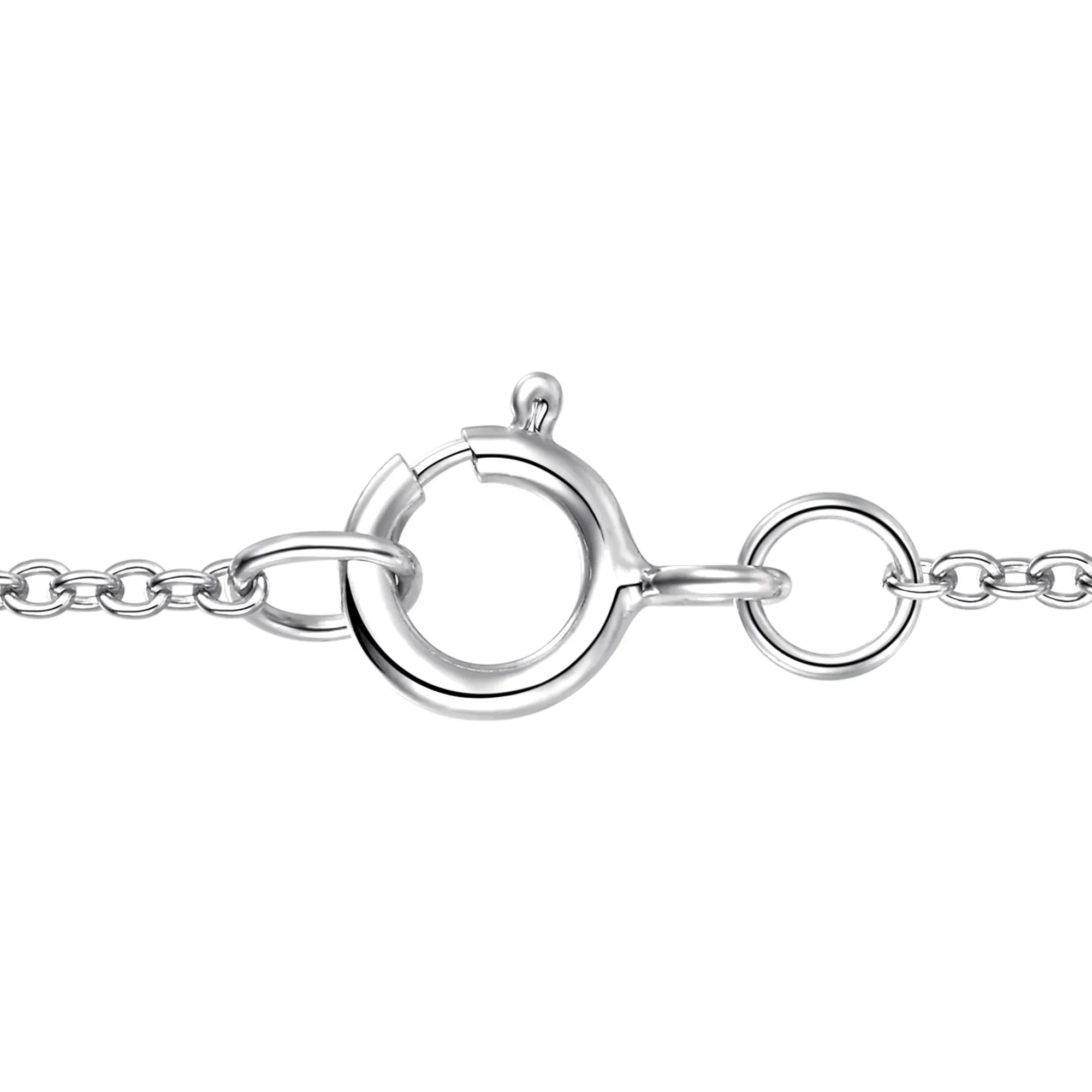 1/7 CT. Tw. Pear-Shaped Diamond Lariat Necklace .925 Sterling Silver White Size 17.5" - Image 3