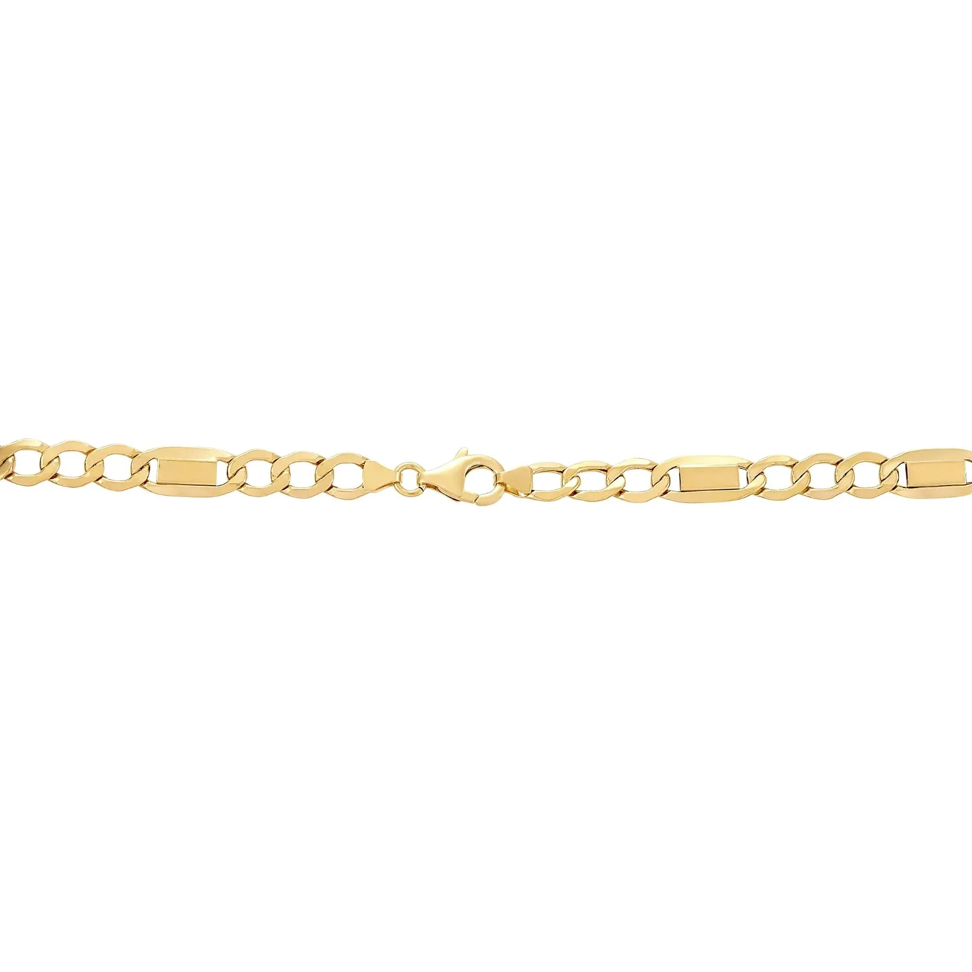 Hollow Mariner Chain 10K Yellow Gold Necklace Size 22" - Image 2