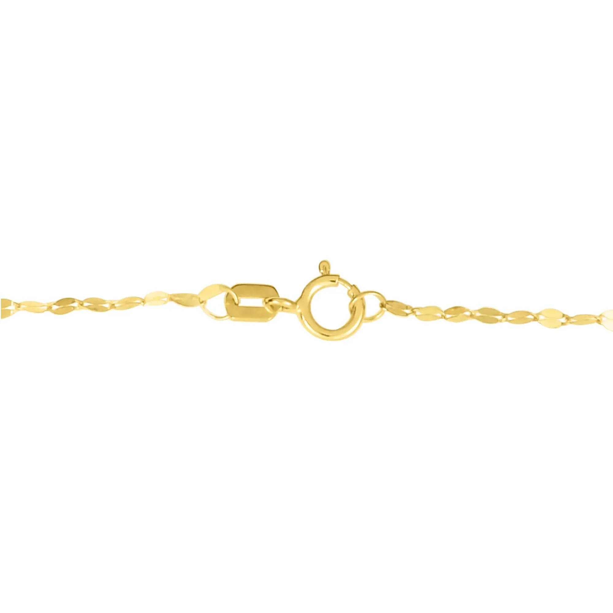 Diamond-Cut Wheel Compass Medallion 14K Yellow Gold Size 18" - Image 2