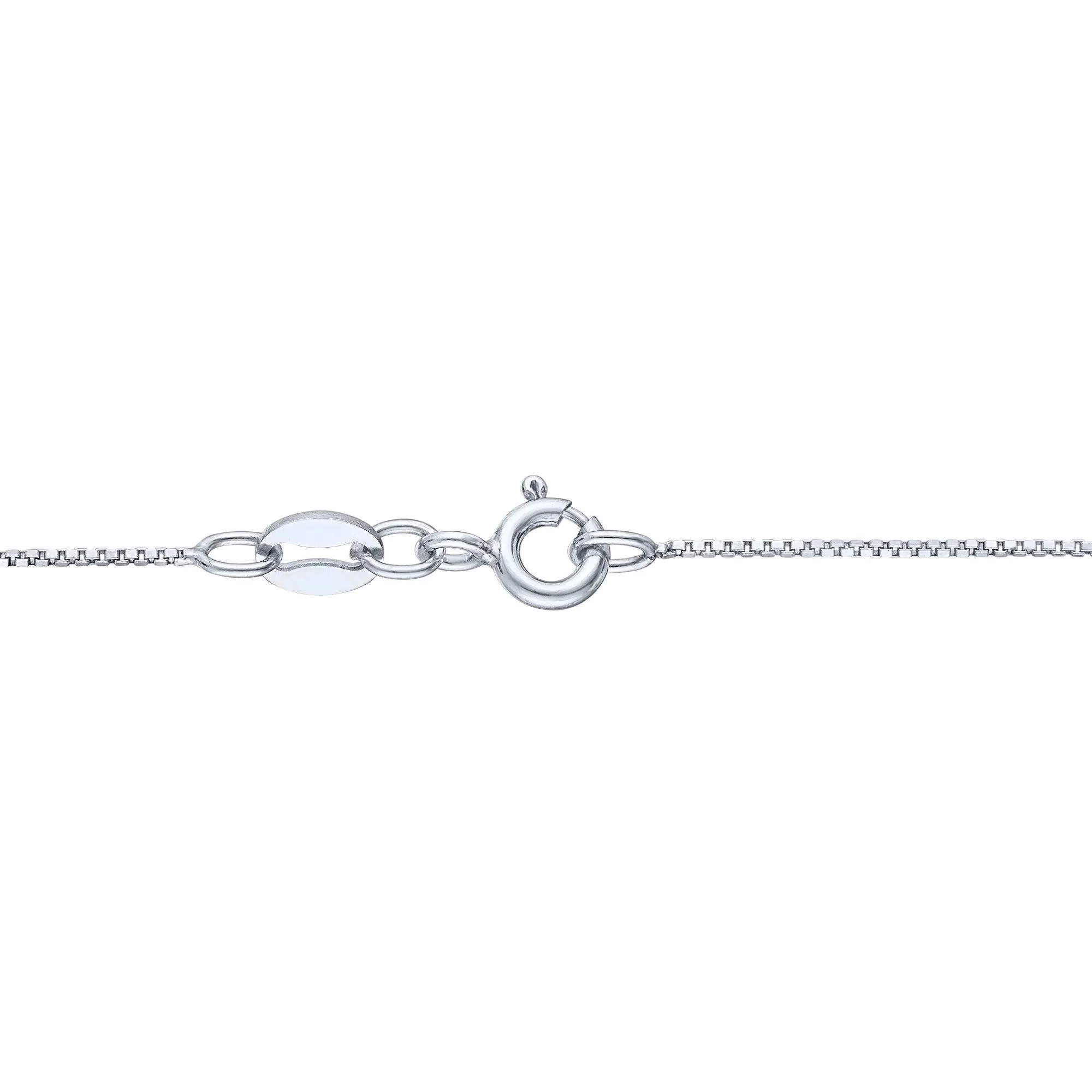 Lab-Created Emerald and Diamond Accent Pendant Necklace .925 Sterling Silver White Size 18" - Image 3