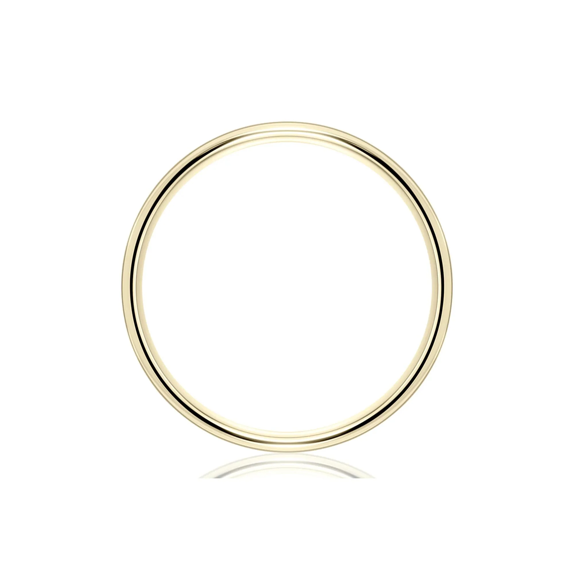 Wedding Band Ring 14K Yellow Gold Size 5 4.5mm - Image 2