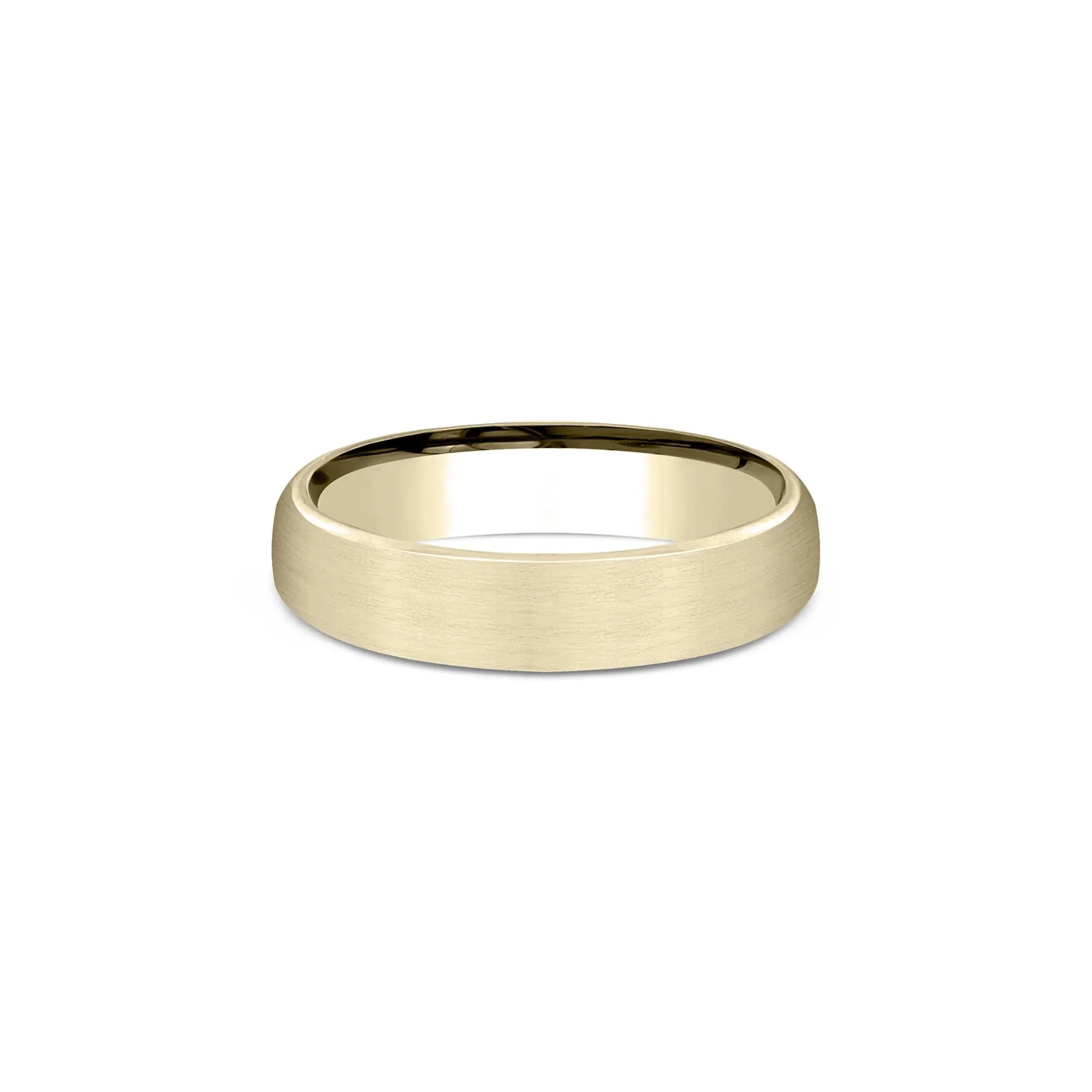 Wedding Band Ring 14K Yellow Gold Size 9 4.5mm