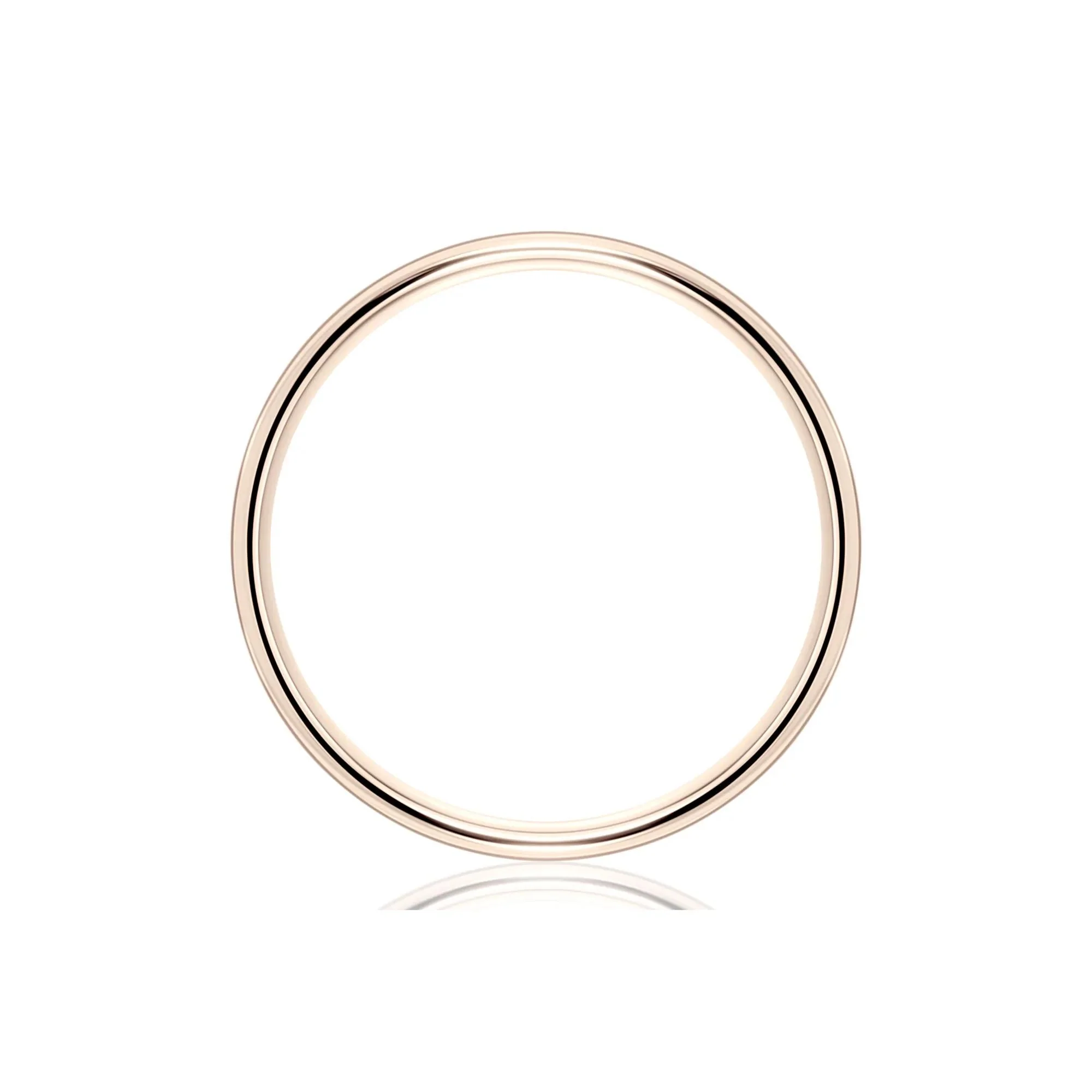 Wedding Band Ring 14K Rose Gold Size 11 5.5mm - Image 2