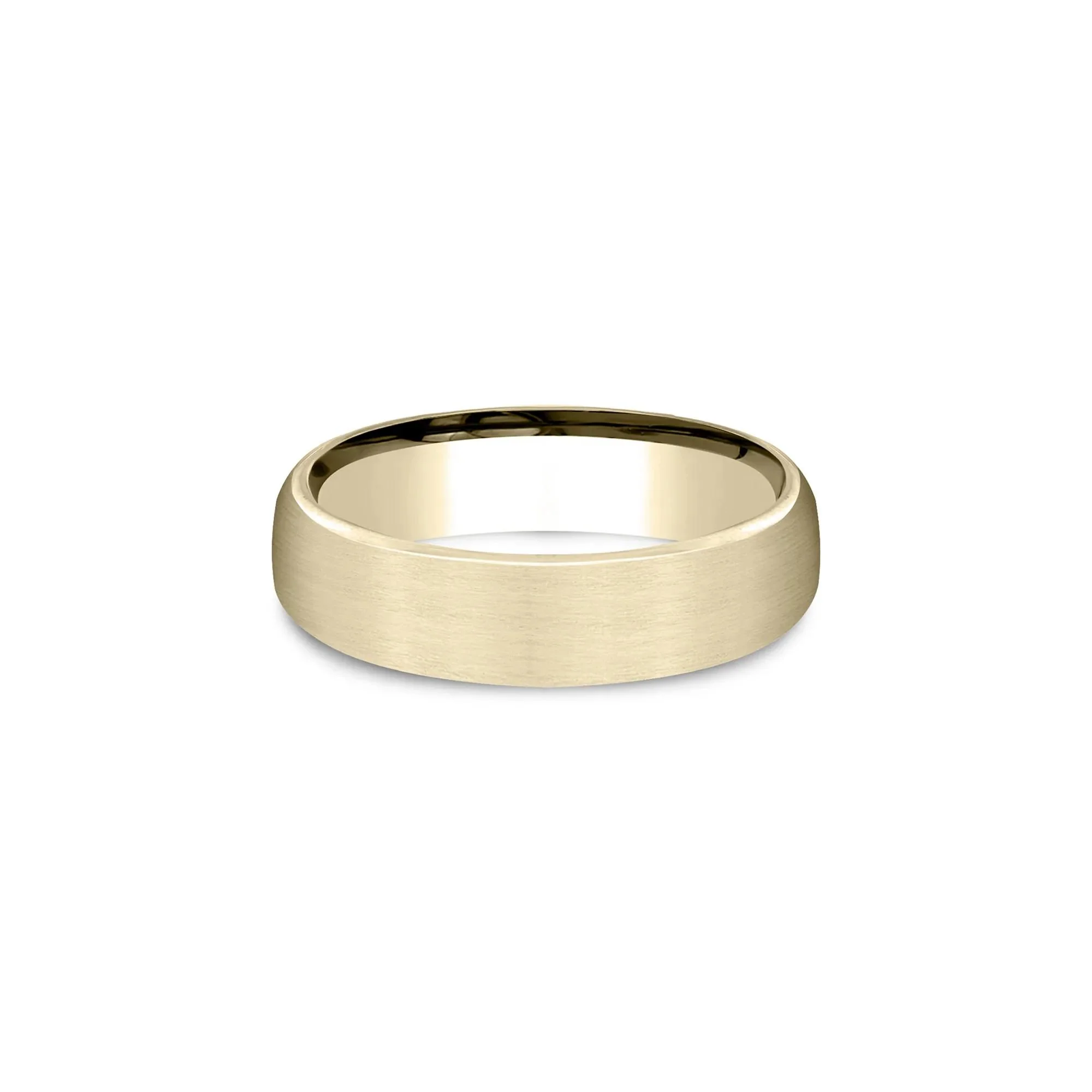 Wedding Band Ring 14K Yellow Gold Size 10 5.5mm