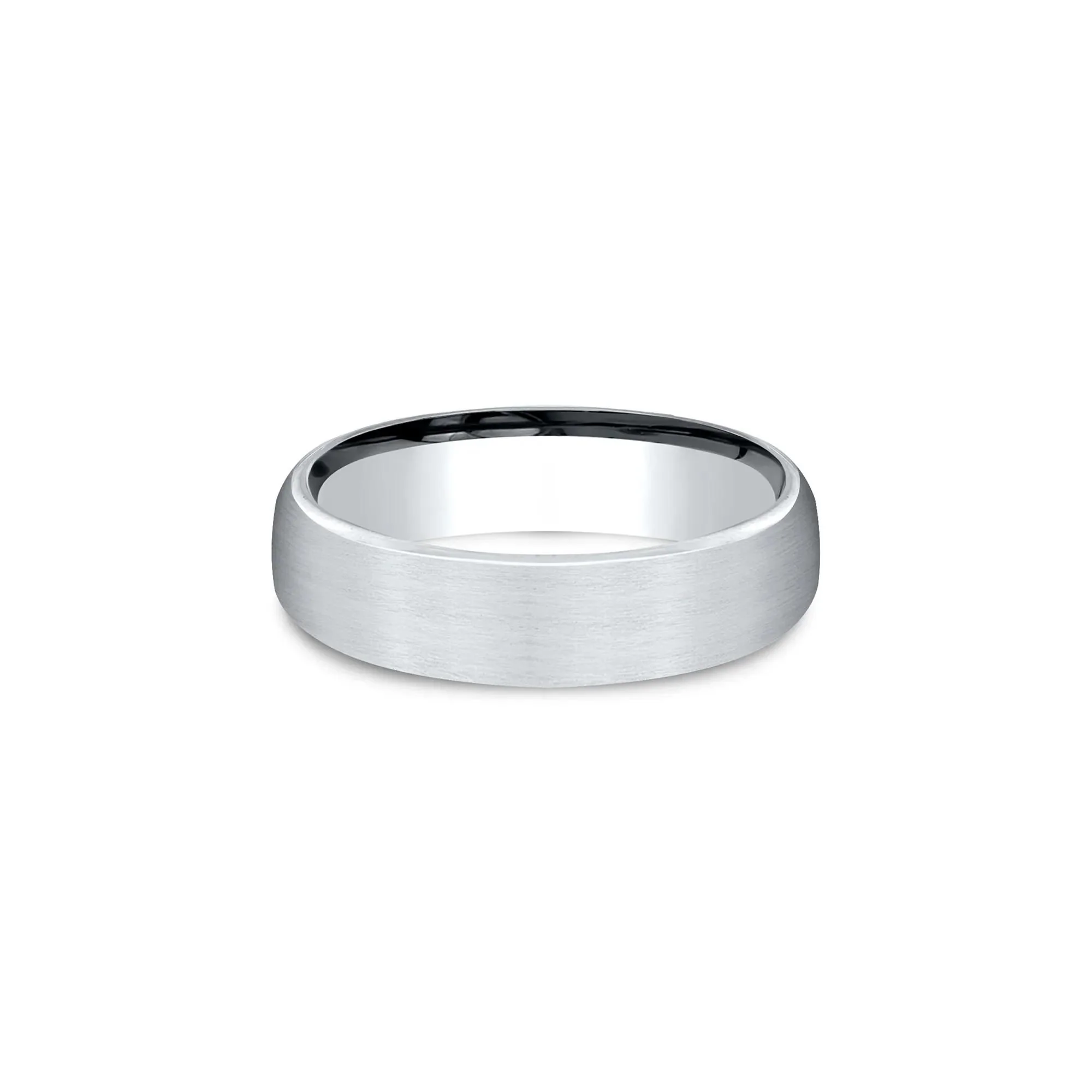 Wedding Band Ring Platinum White Size 12.5.5mm