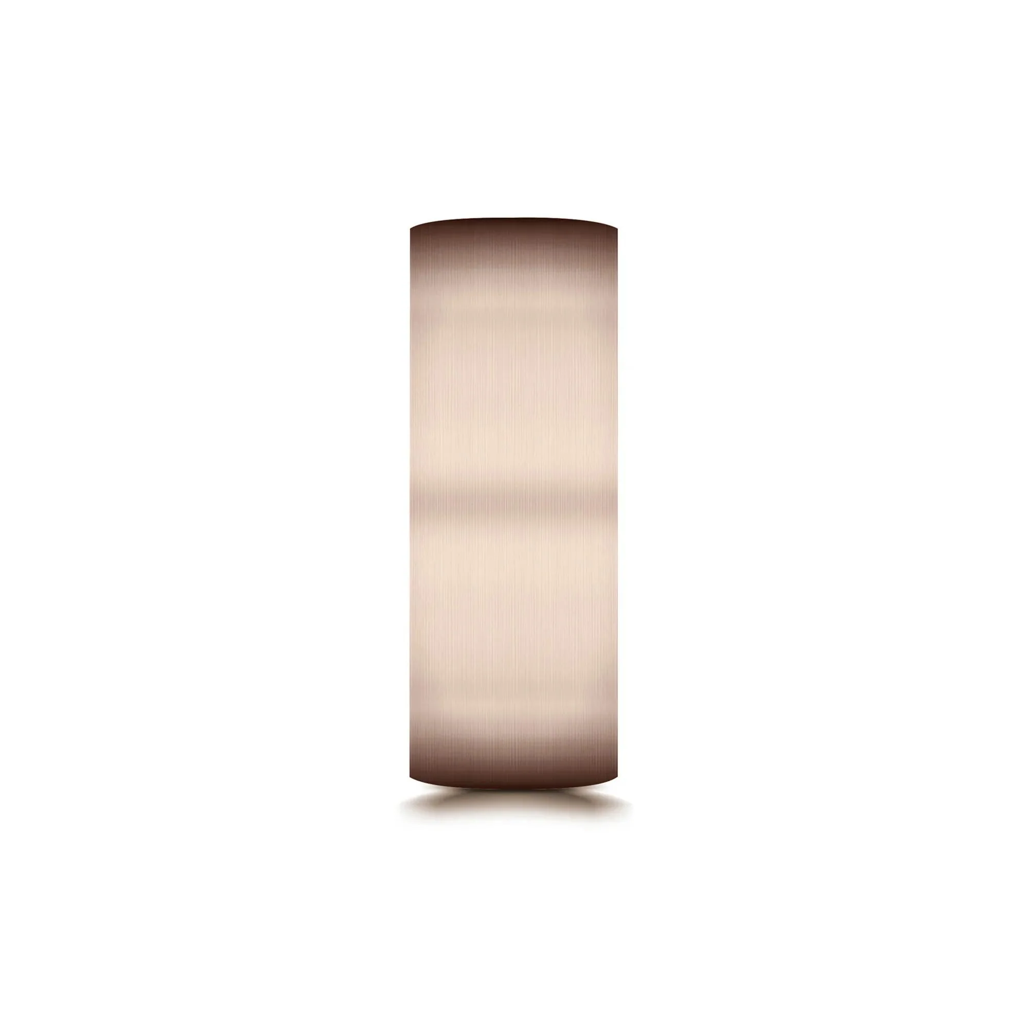 Wedding Band Ring 14K Rose Gold Size 8 7.5mm - Image 3