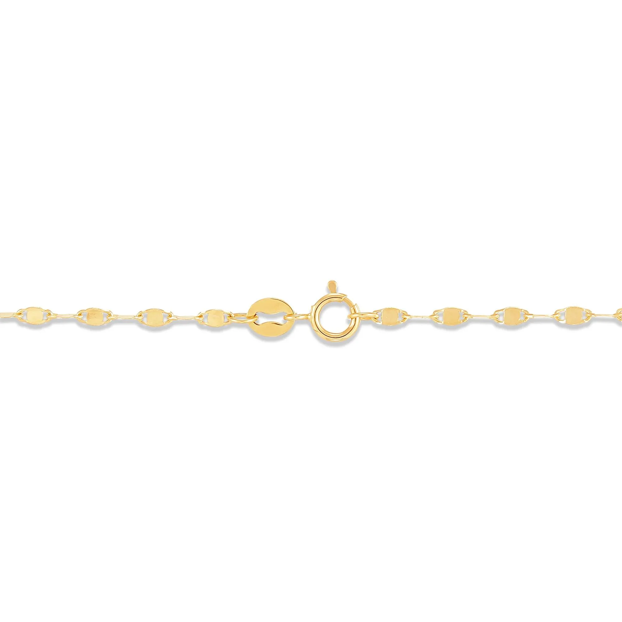Valentino Chain 14K Yellow Gold. Necklace Size 18" - Image 3